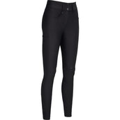 Pikeur Pantalón de Equitación Agarre de Rodilla Negro