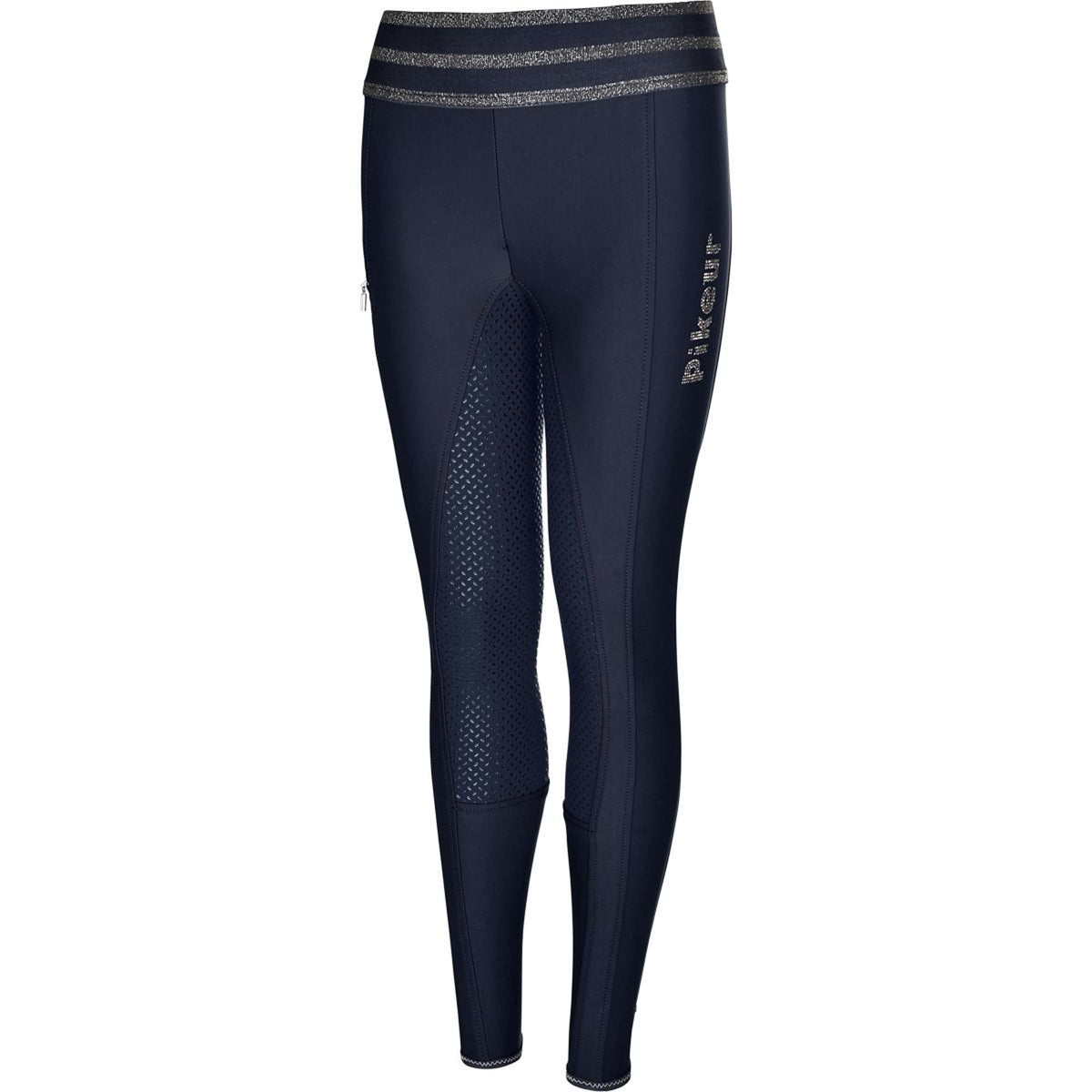 Pikeur Legging de Equitación Ida Athleisure Full Grip Azul Noche