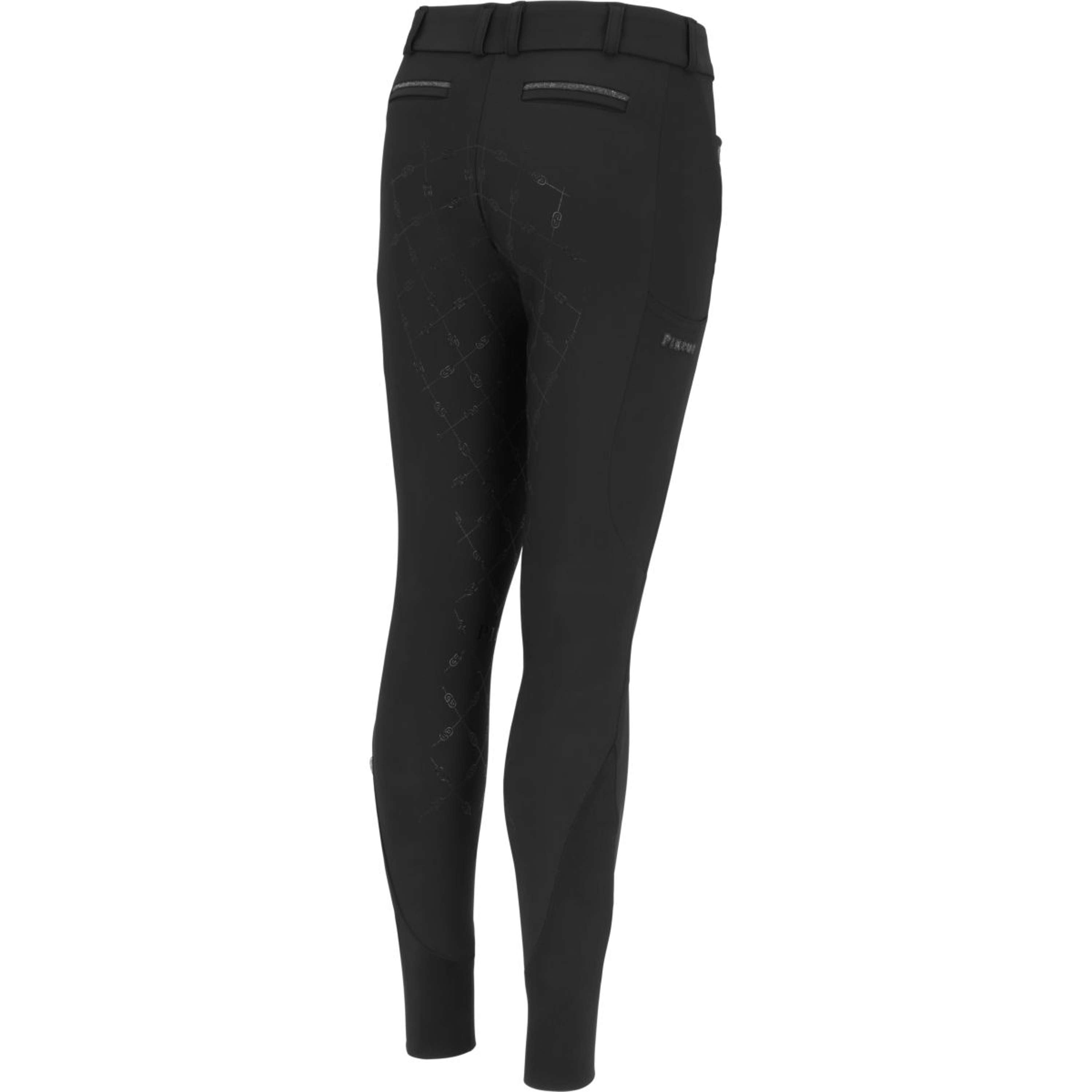 Pikeur Pantalón de Equitación Ceelina GripTec Kids Midwaist Full Grip Negro