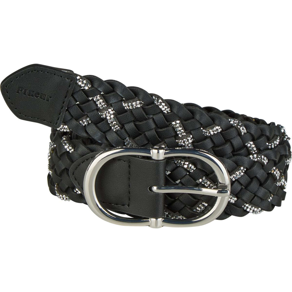 Pikeur Cinturón Braided SS26 Black/Silver