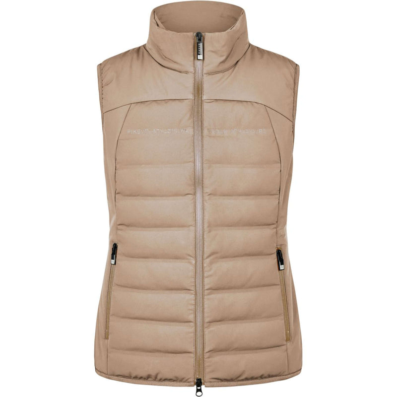 Pikeur Chaleco Quilted FlexVest Athleisure AW26 Mocha Cream