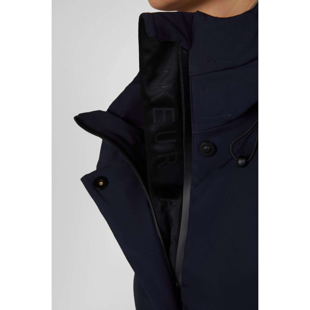 Pikeur Abrigo Largo Quilted Raincoat Athleisure AW26 Nightblue