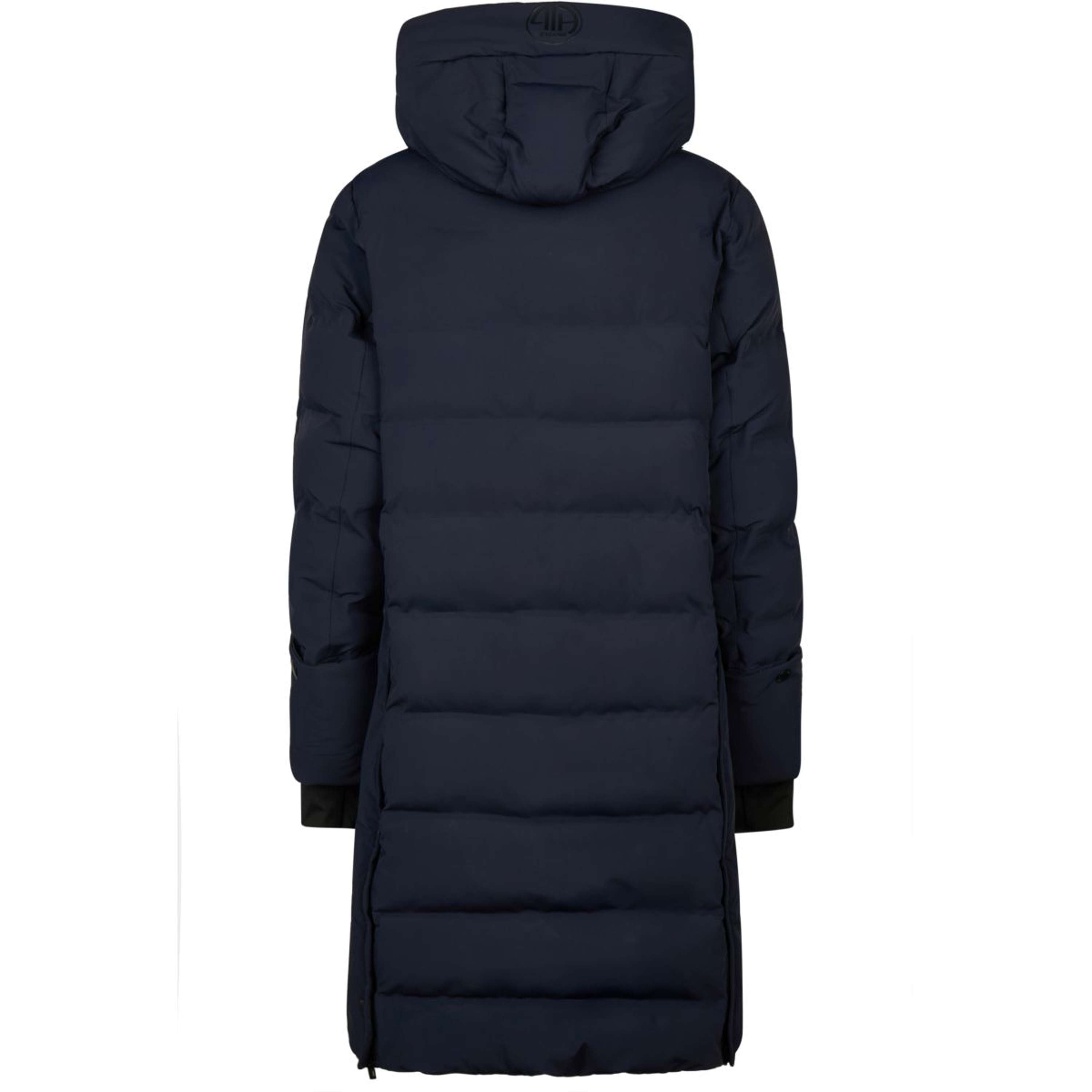 Pikeur Abrigo Largo Quilted Raincoat Athleisure AW26 Nightblue
