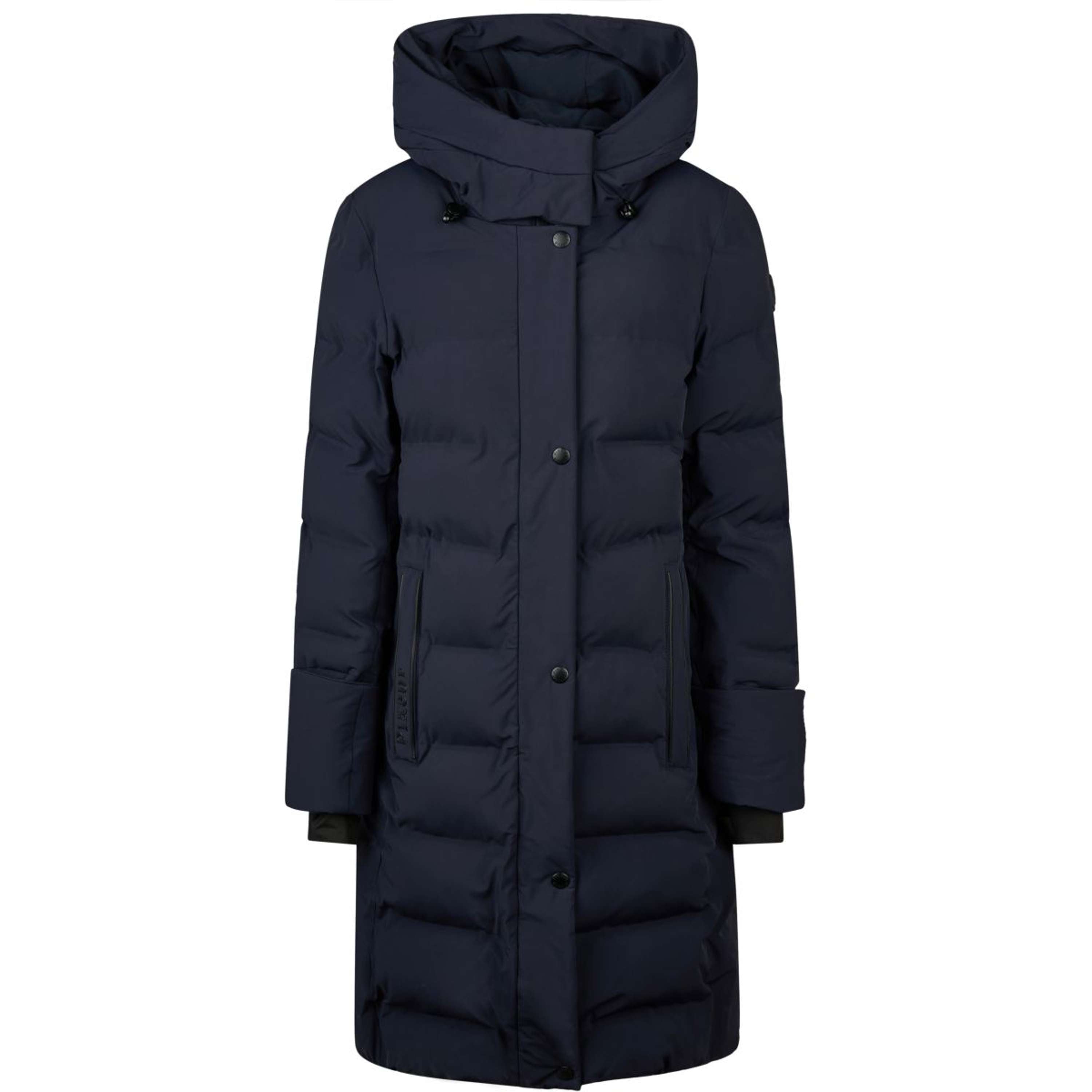 Pikeur Abrigo Largo Quilted Raincoat Athleisure AW26 Nightblue
