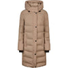 Pikeur Abrigo Largo Quilted Raincoat Athleisure AW26 Mocha Cream