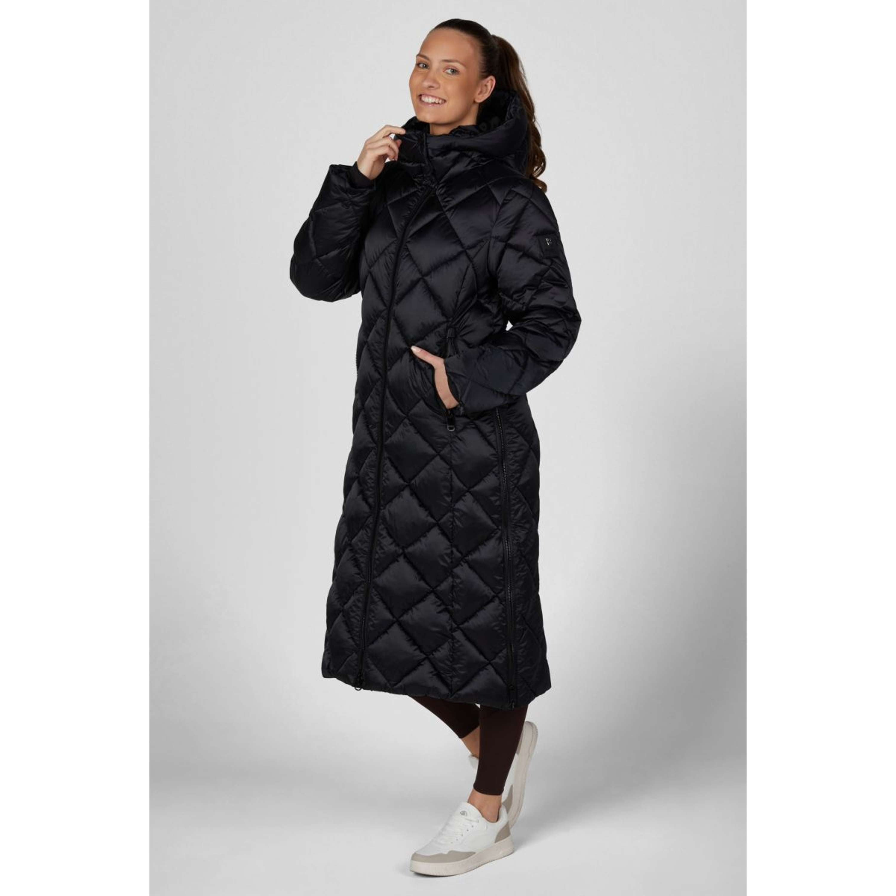 Pikeur Abrigo Largo QuiltDiamond Selection AW26 Negro