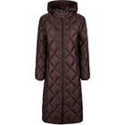 Pikeur Abrigo Largo QuiltDiamond Selection AW26 Marron chocolate