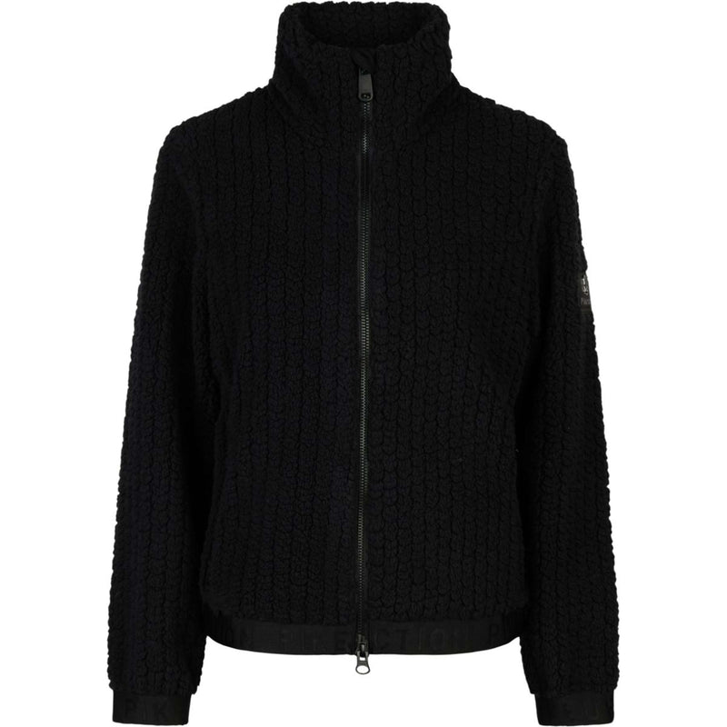 Pikeur Sudadera con capucha y cremallera Velvet Selection AW26 Negro