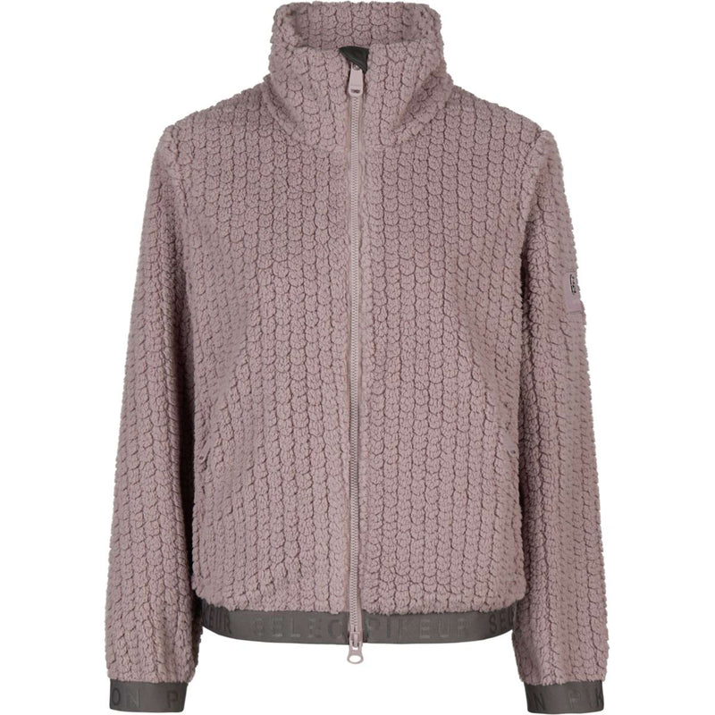 Pikeur Sudadera con capucha y cremallera Velvet Selection AW26 Ash Mauve