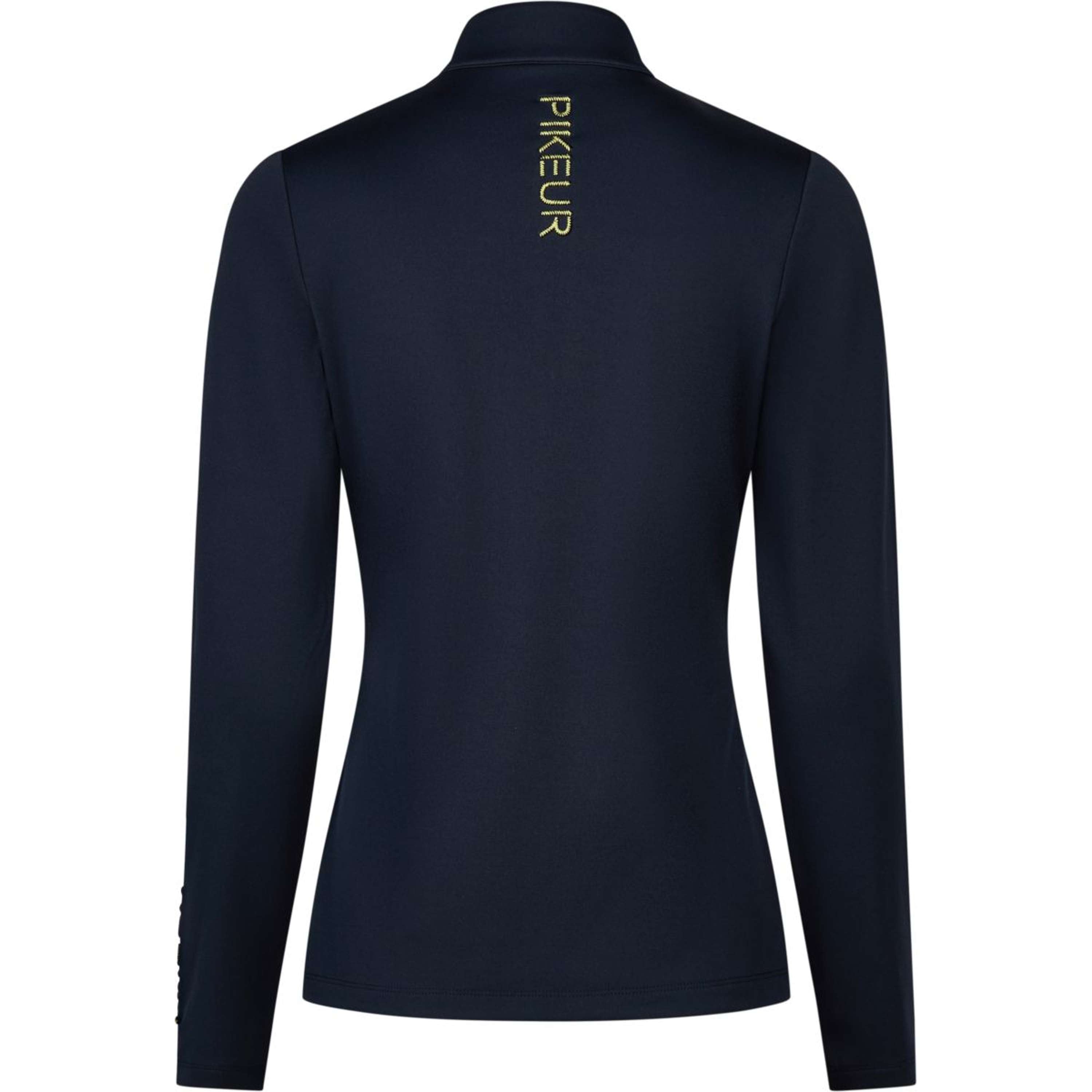 Pikeur Camiseta Zip Athleisure AW26 Mangas Largas Navy Blue