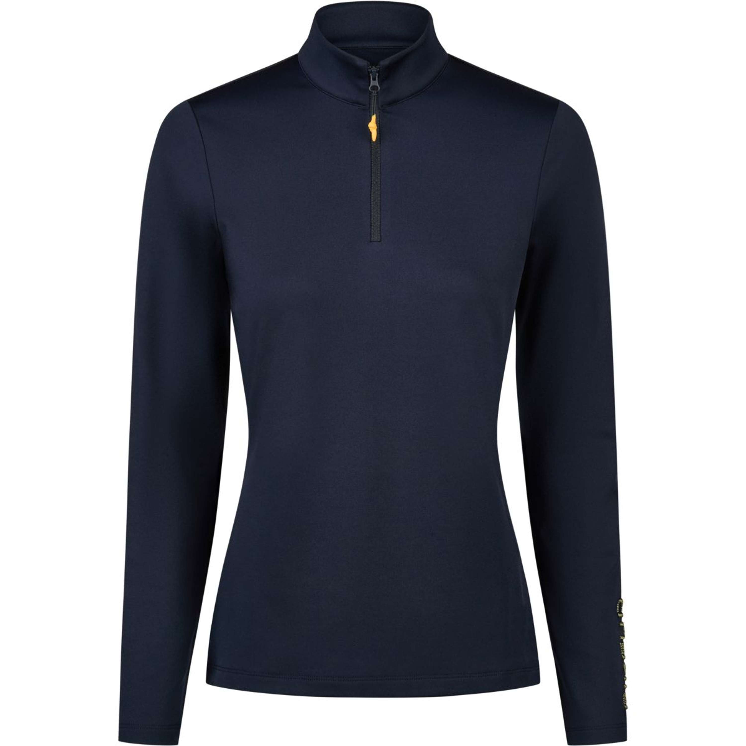 Pikeur Camiseta Zip Athleisure AW26 Mangas Largas Navy Blue