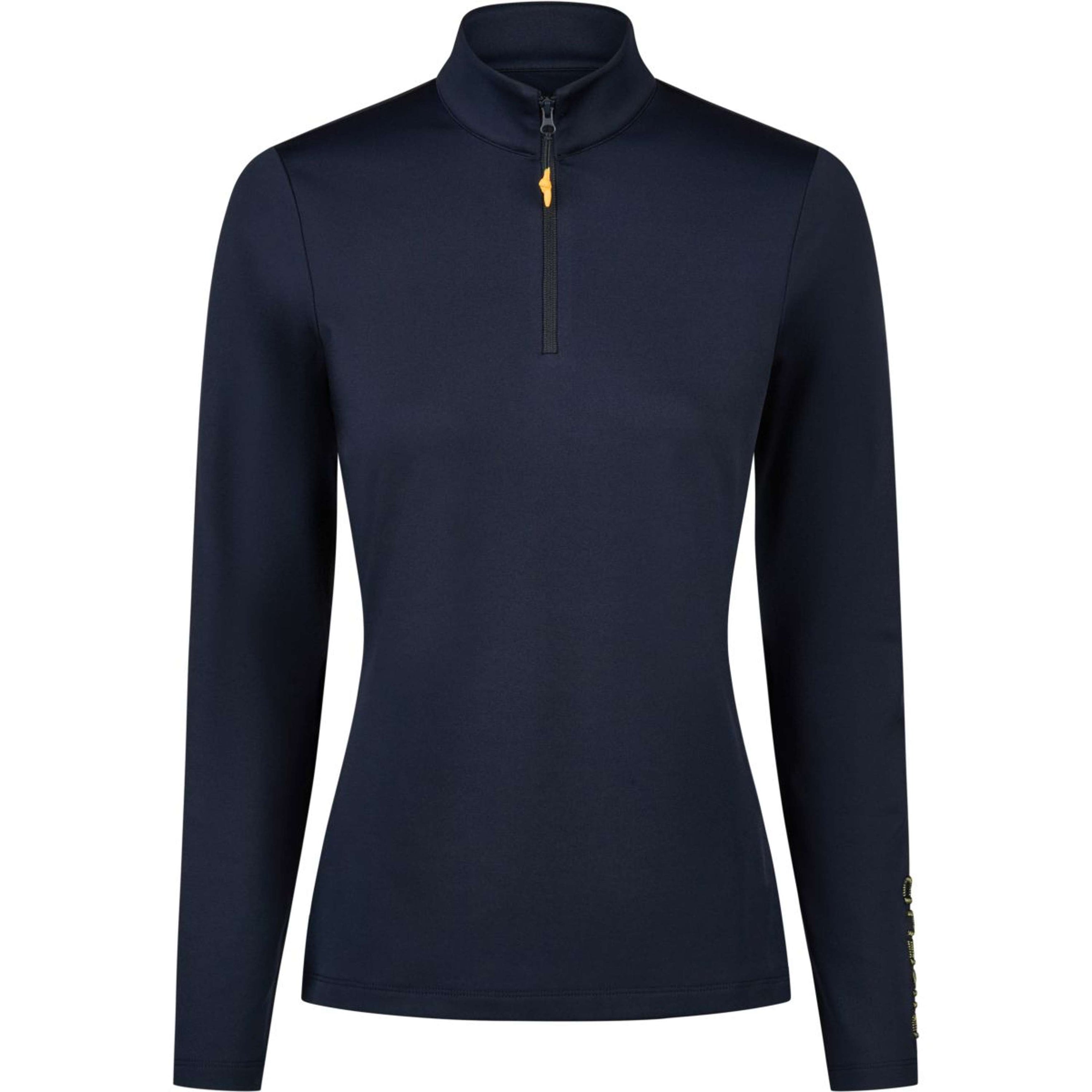 Pikeur Camiseta Zip Athleisure AW26 Mangas Largas Navy Blue
