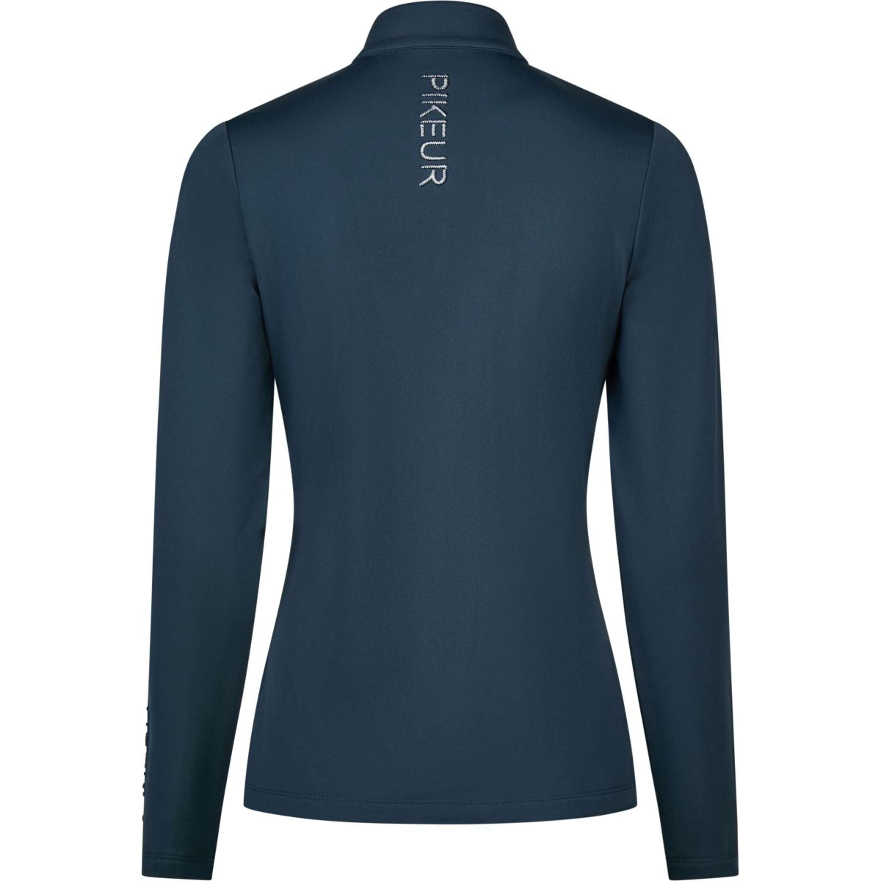 Pikeur Camiseta Zip Athleisure AW26 Mangas Largas Pine Green