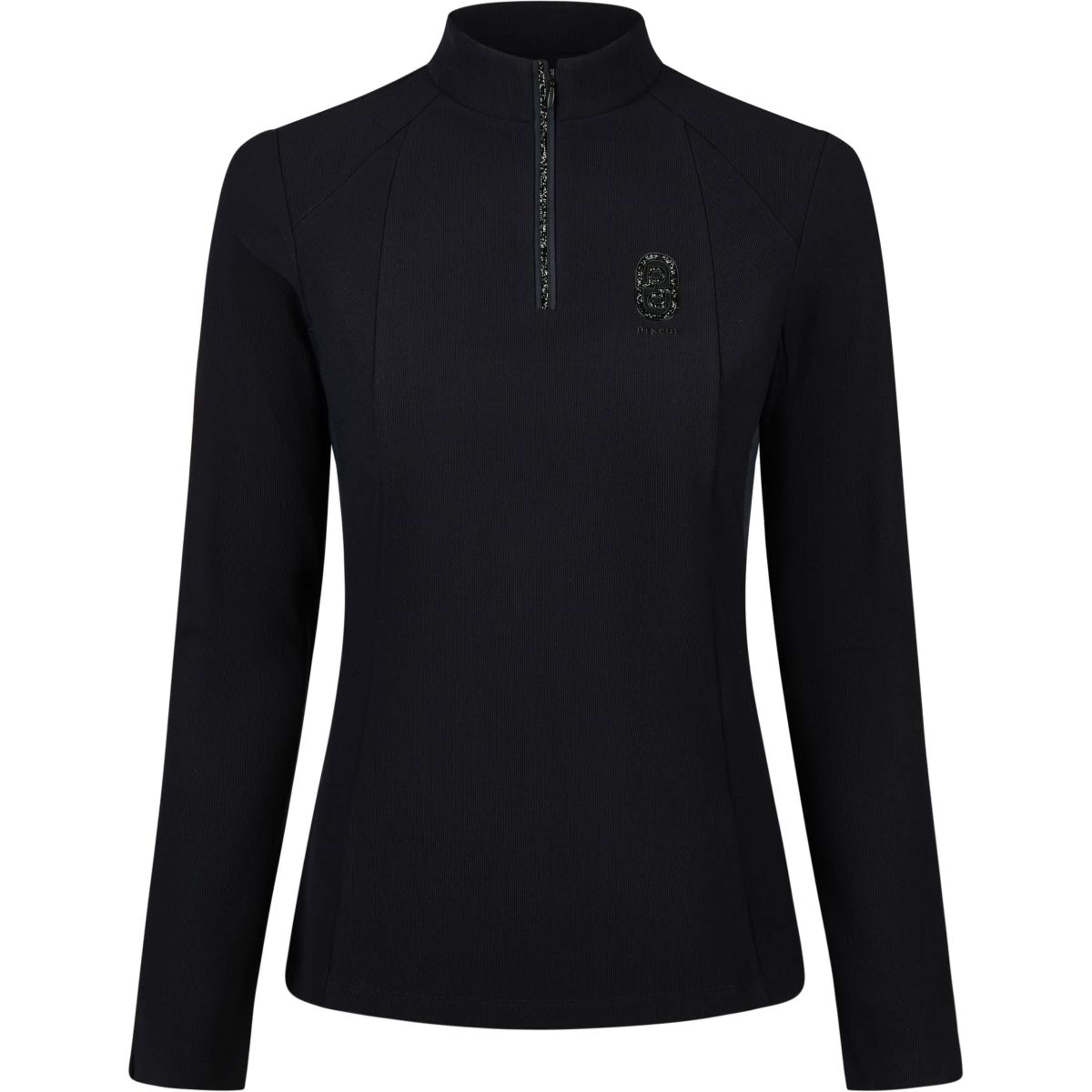 Pikeur Camiseta Zip Rip Selection AW26 Mangas Largas Negro