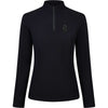 Pikeur Camiseta Zip Rip Selection AW26 Mangas Largas Negro