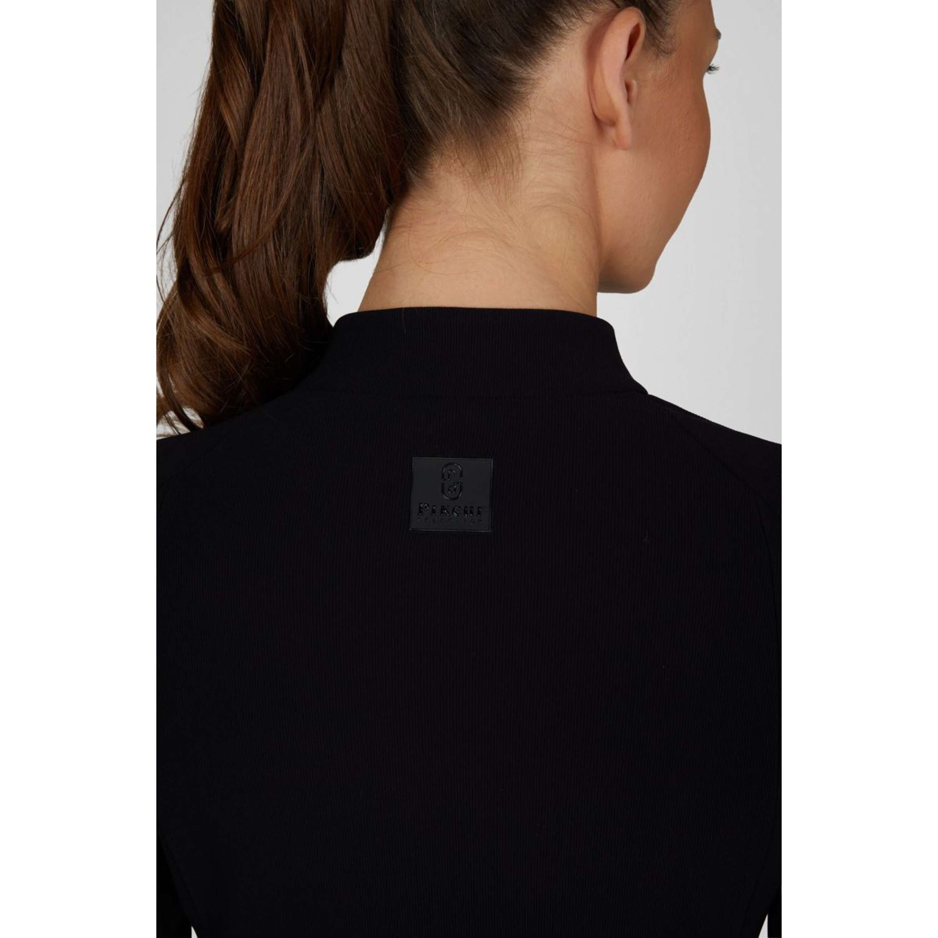 Pikeur Camiseta Zip Rip Selection AW26 Mangas Largas Negro