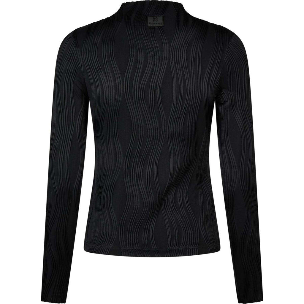 Pikeur Camiseta Waveline Selection AW26 Mangas Largas Negro