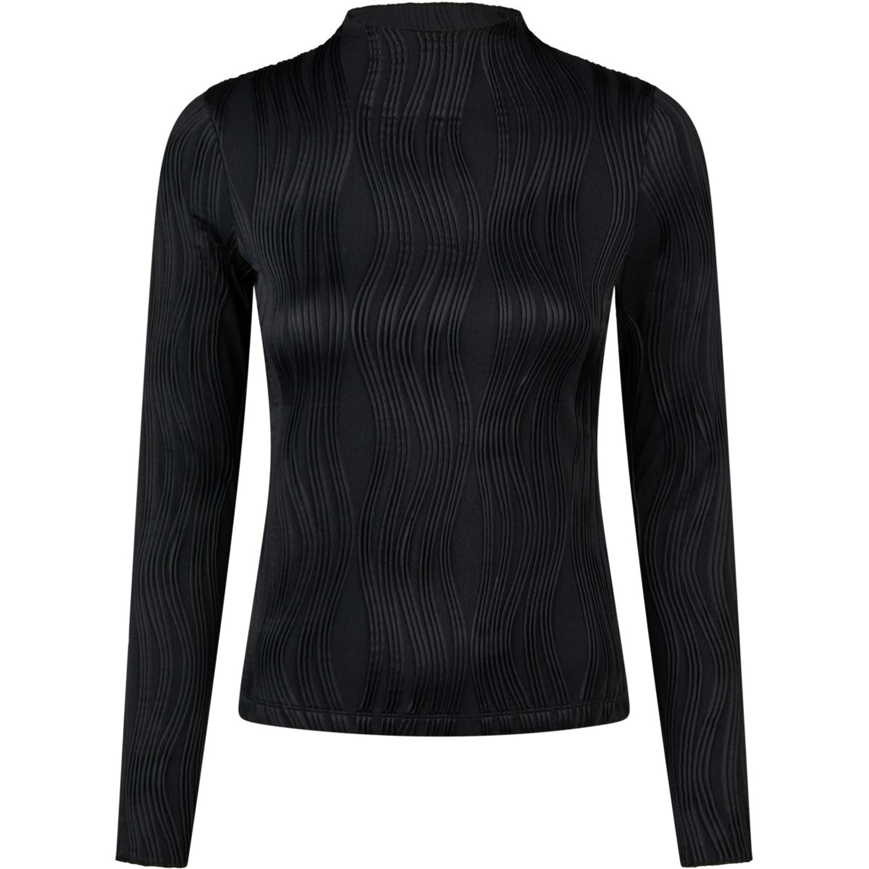 Pikeur Camiseta Waveline Selection AW26 Mangas Largas Negro
