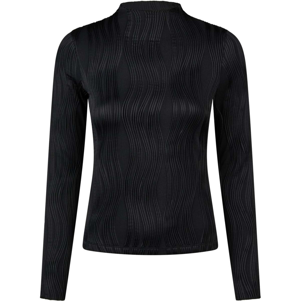Pikeur Camiseta Waveline Selection AW26 Mangas Largas Negro
