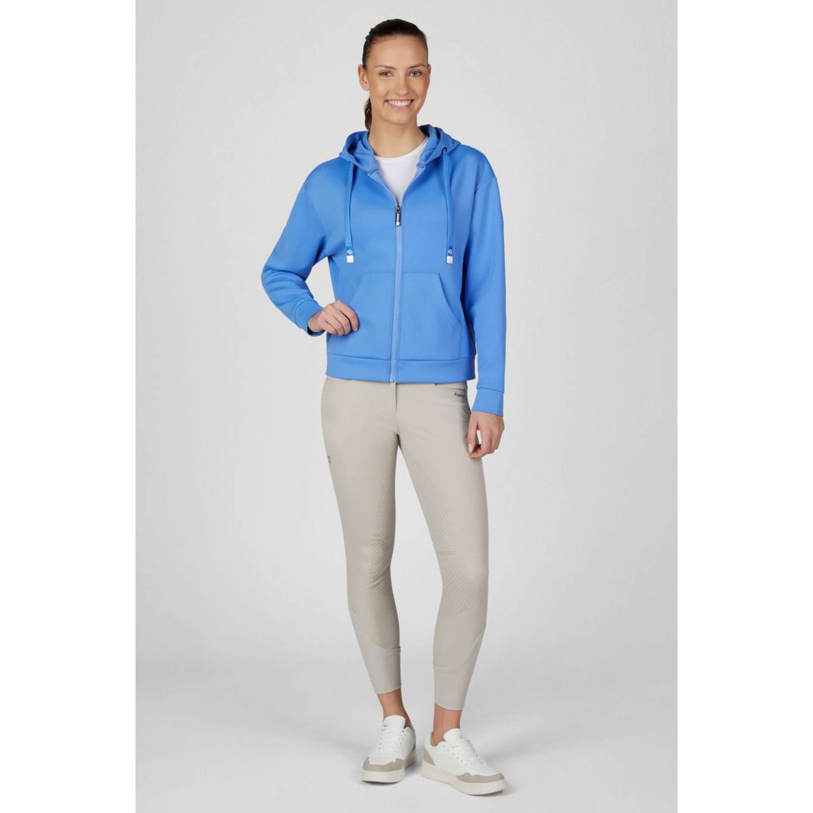 Pikeur Sudadera con capucha y cremallera Athleisure AW26 Electric Blue Pikeur Sudadera con capucha y cremallera Athleisure AW26 Electric Blue