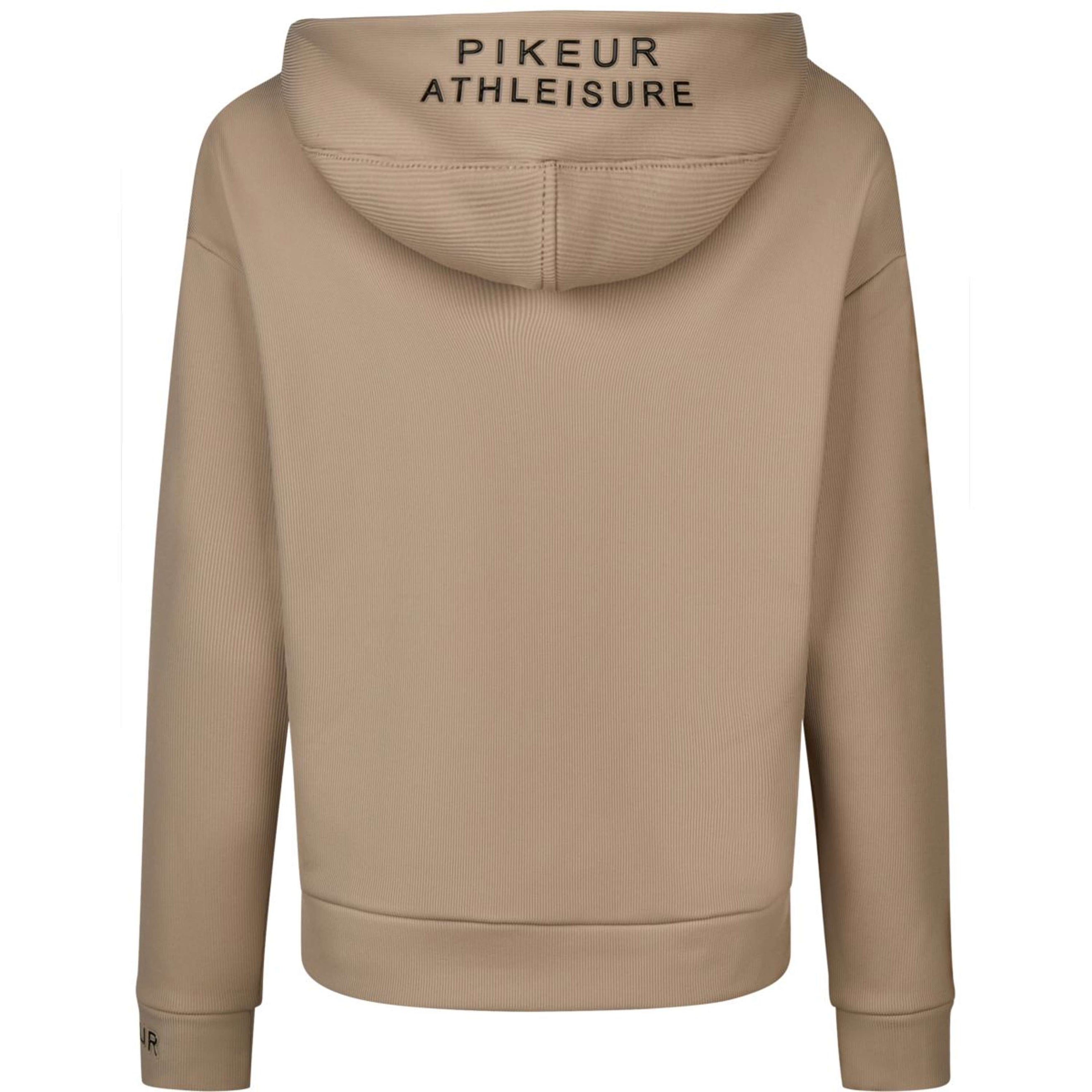 Pikeur Sudadera con capucha y cremallera Rip Athleisure AW26 Mocha Cream