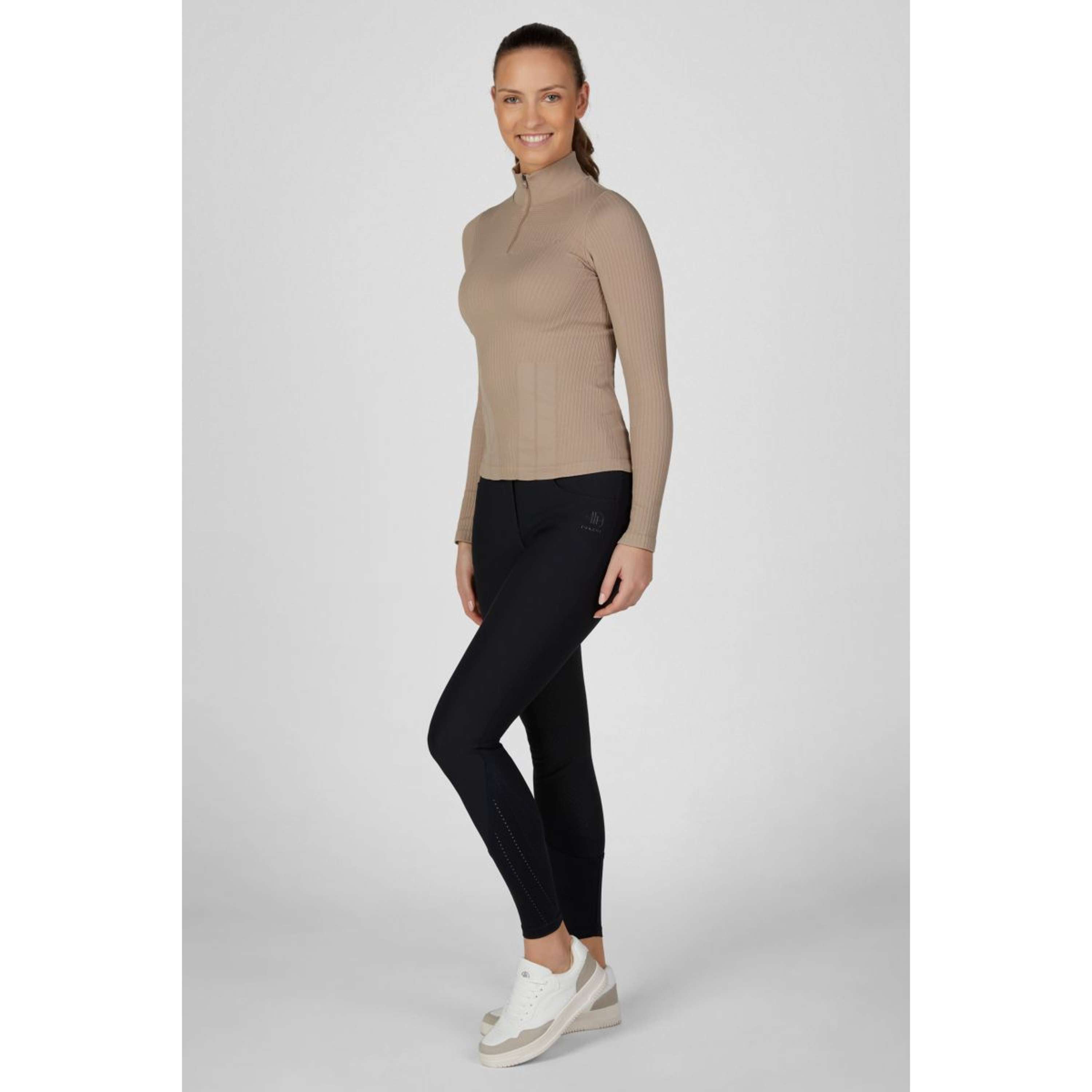 Pikeur Camiseta 3D Athleisure AW26 Mocha Cream