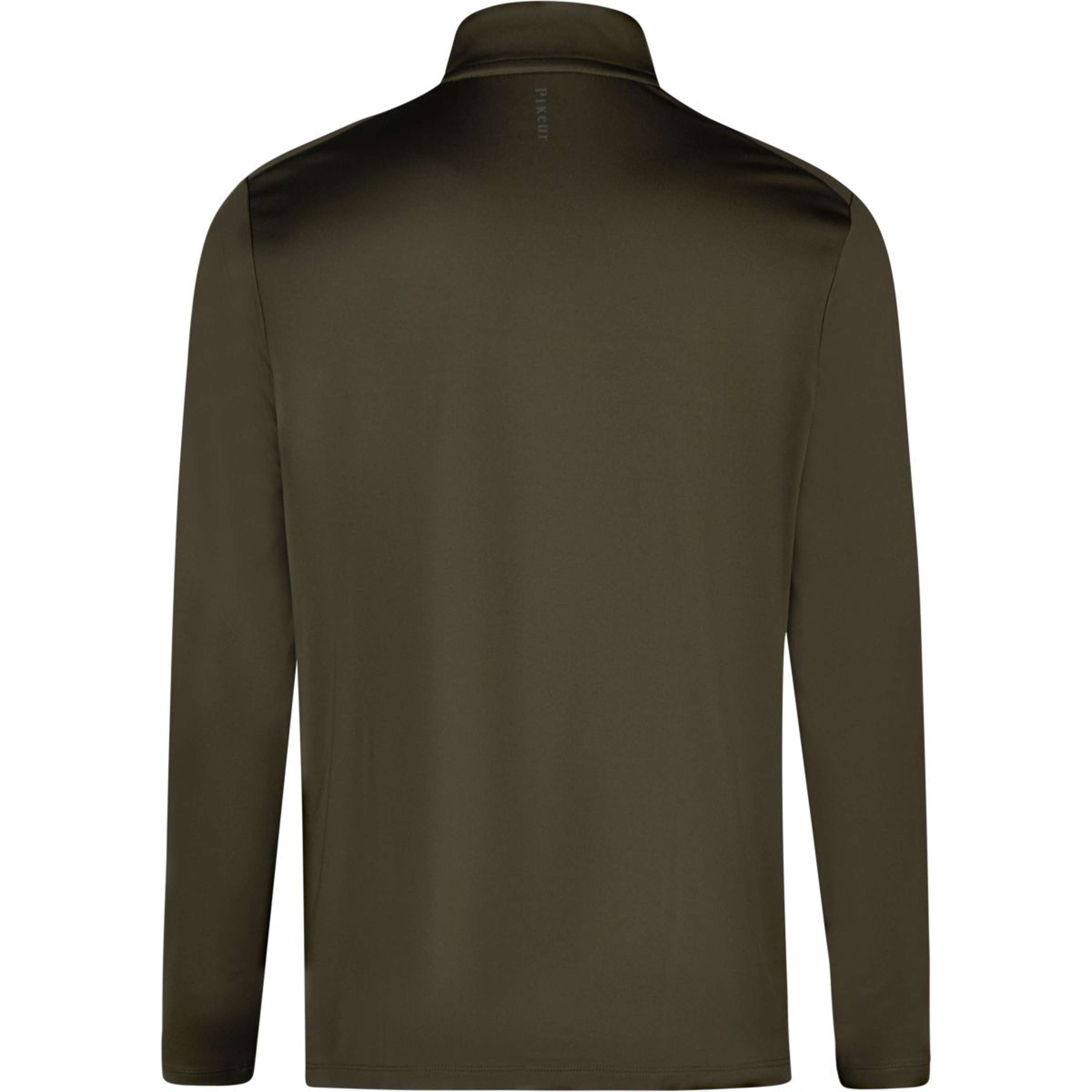 Pikeur Camiseta Zip Athleisure AW26 Hombres Verde Oliva