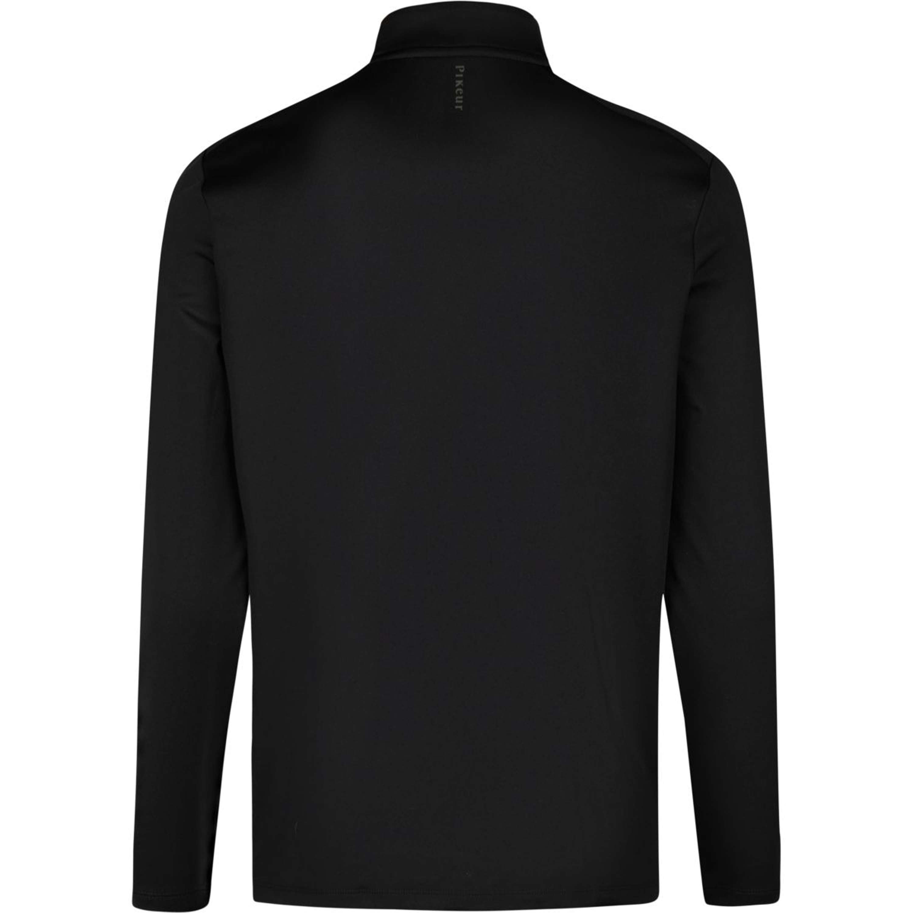 Pikeur Camiseta Zip Athleisure AW26 Hombres Negro