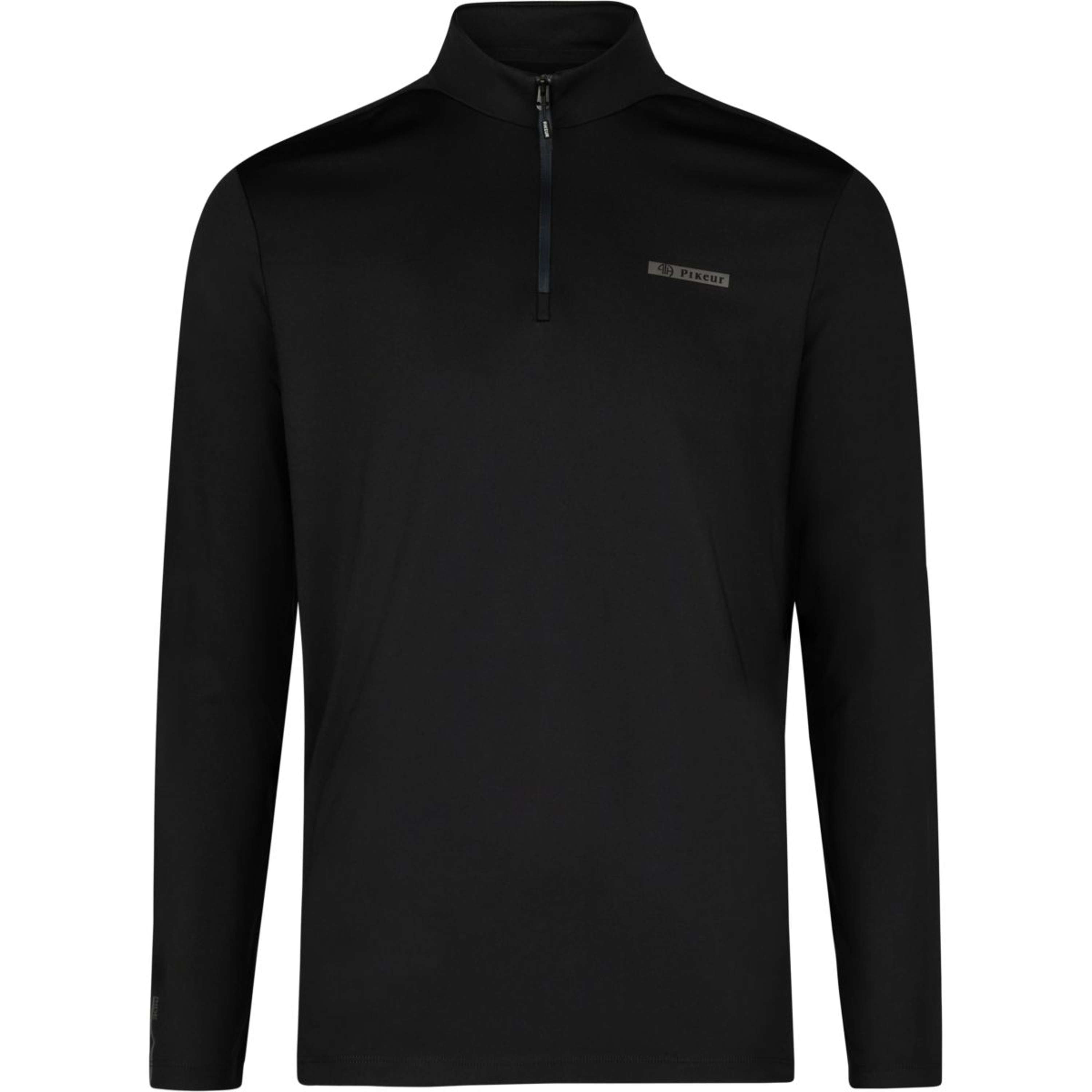 Pikeur Camiseta Zip Athleisure AW26 Hombres Negro