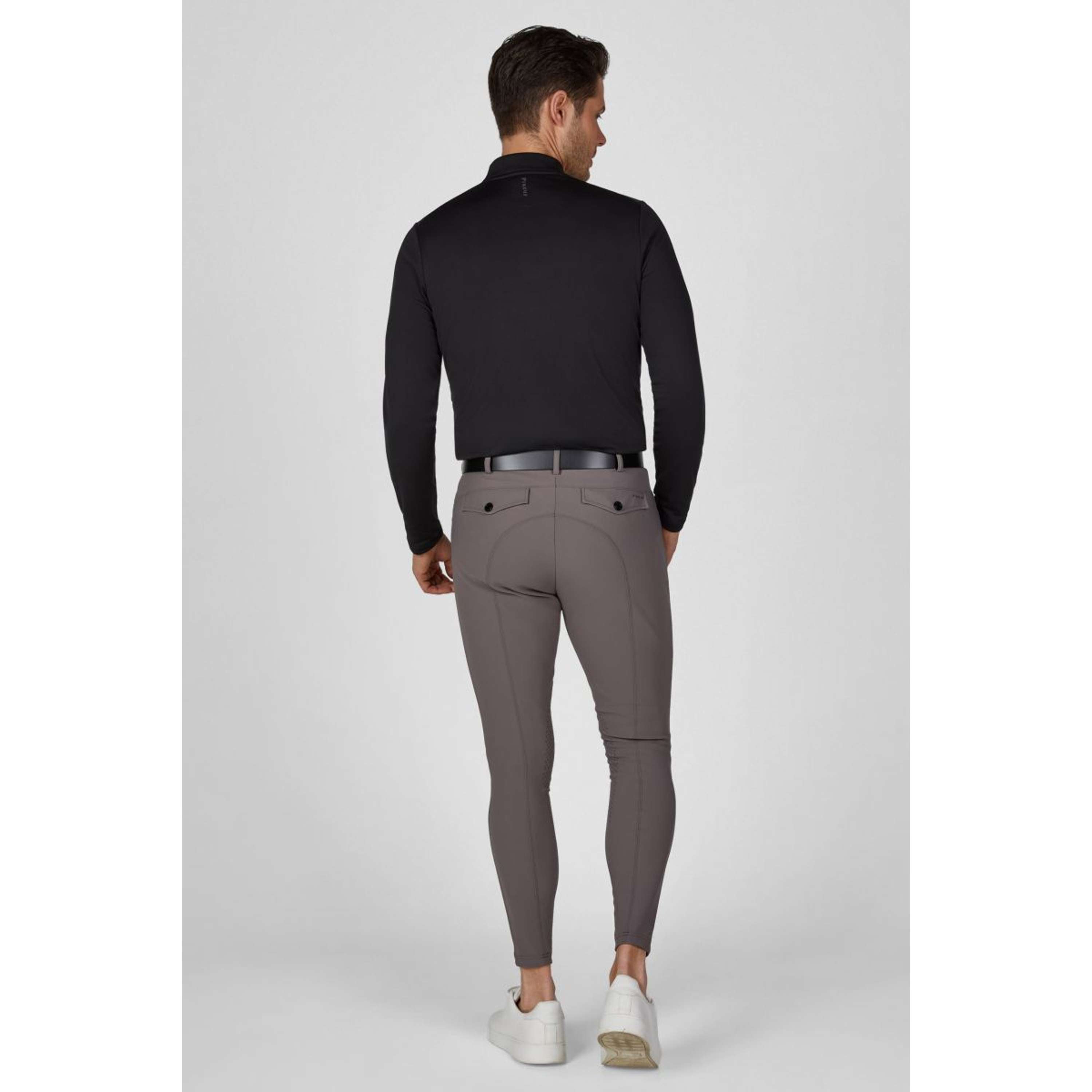 Pikeur Camiseta Zip Athleisure AW26 Hombres Negro
