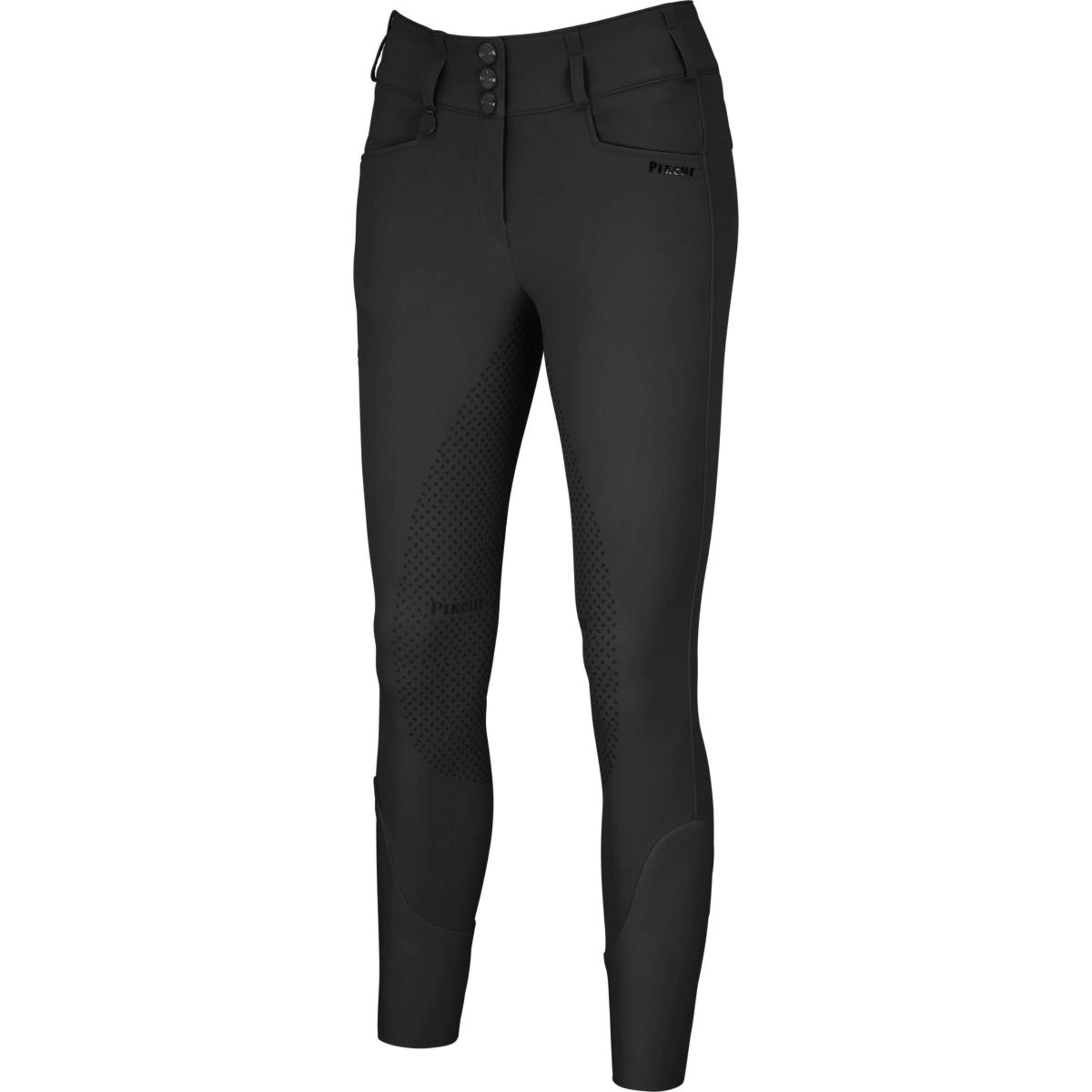 Pikeur Pantalón de Equitación Candela SD SS26 Full Grip Negro