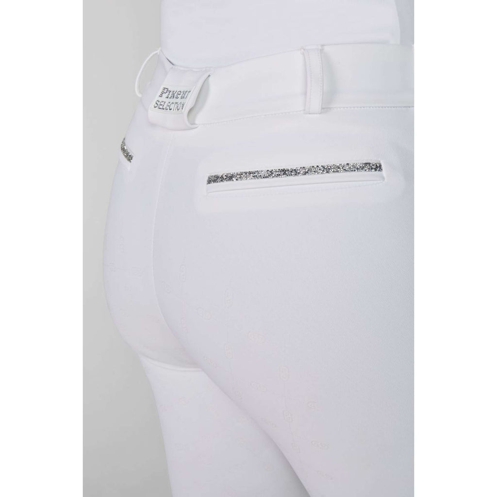 Pikeur Pantalón de Equitación Ceelina SD SS26 Full Grip Blanco