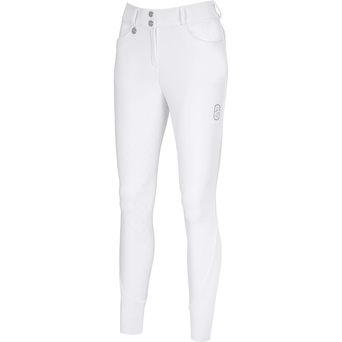 Pikeur Pantalón de Equitación Ceelina SD SS26 Full Grip Blanco