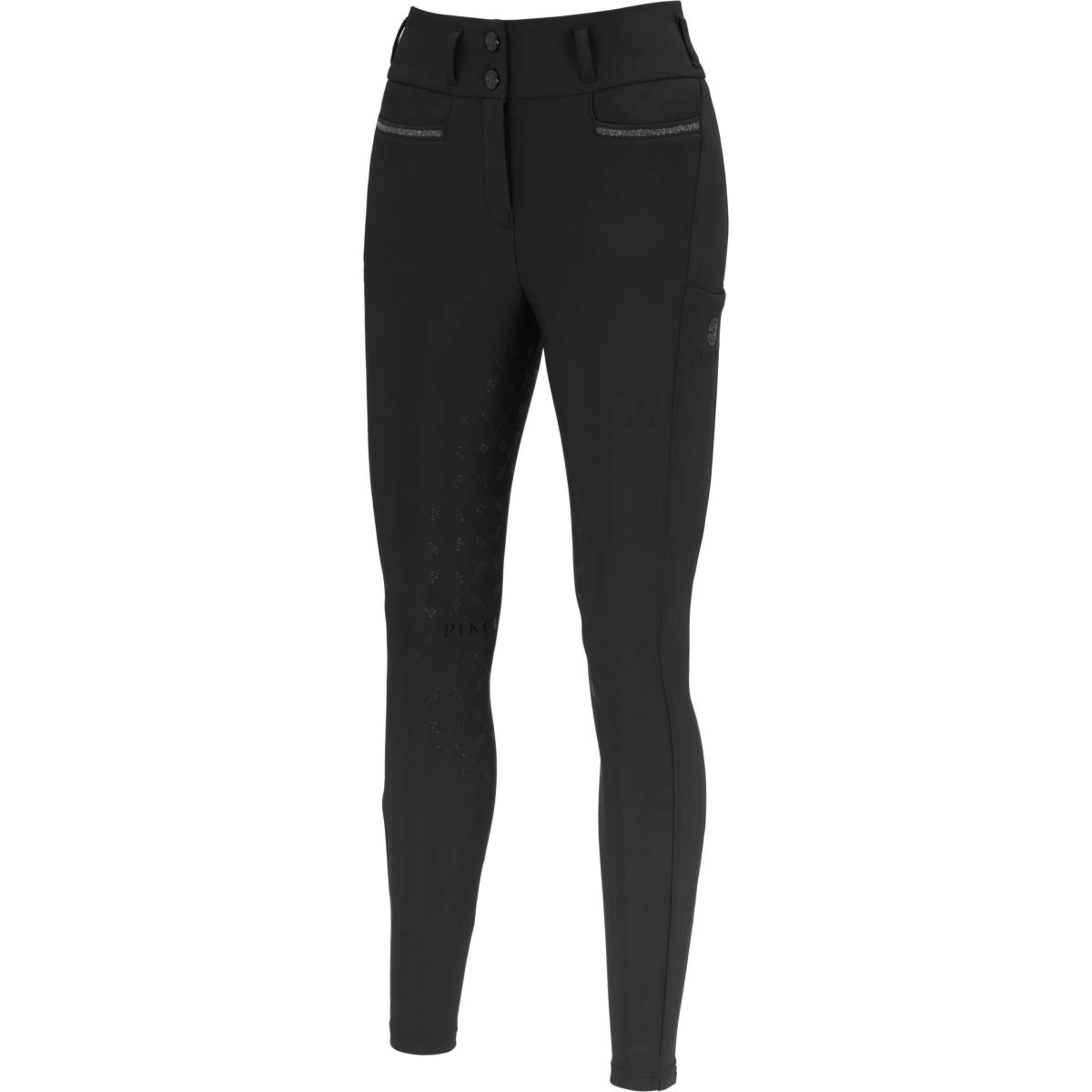 Pikeur Pantalón de Equitación Linnet GripTec SO Highwaist Full Grip Negro