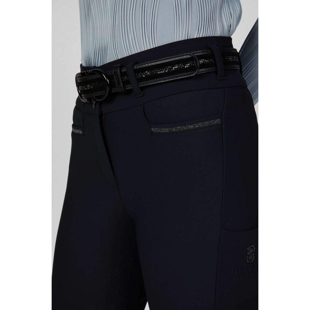 Pikeur Pantalón de Equitación Linnet GripTec SO Highwaist Full Grip Nightblue
