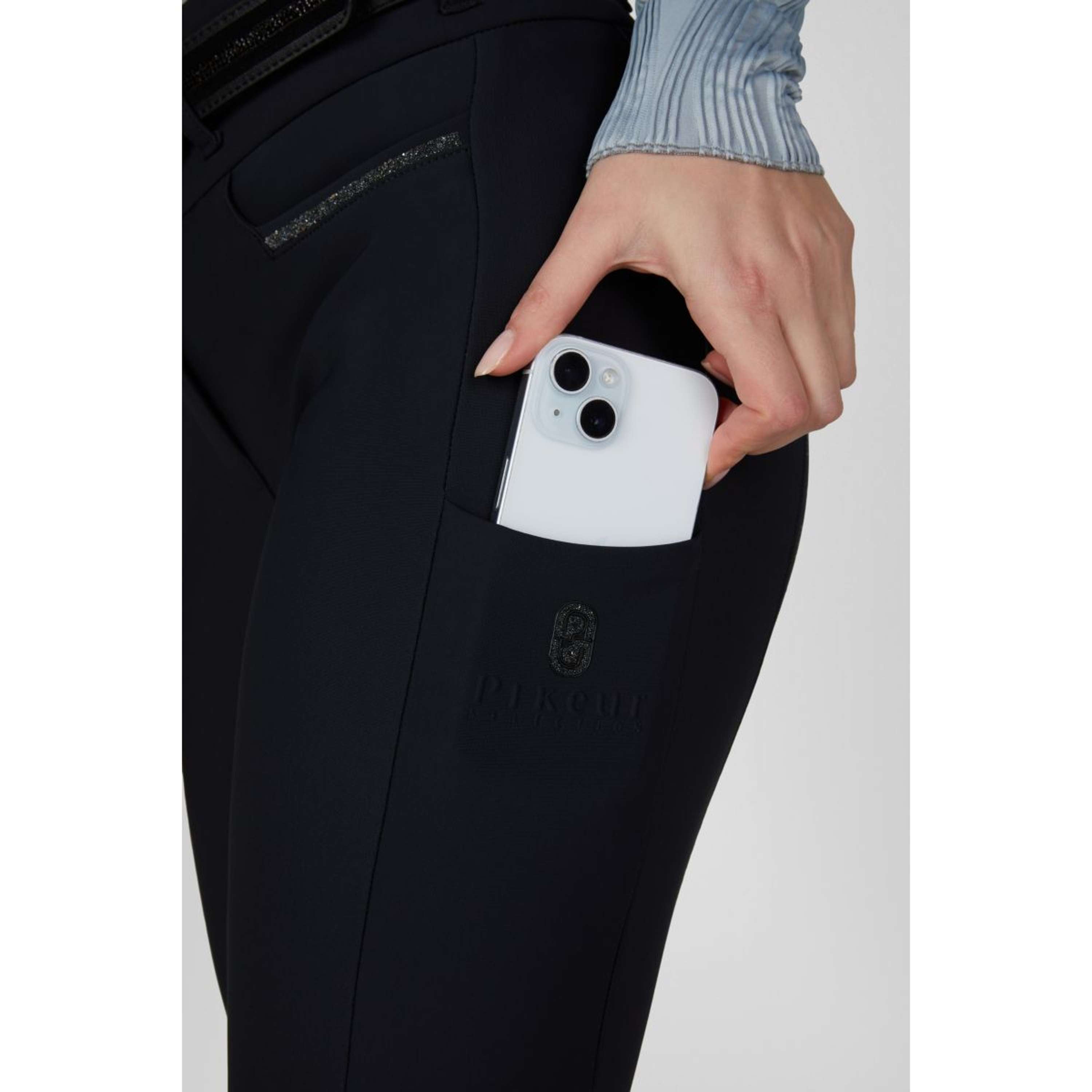 Pikeur Pantalón de Equitación Linnet GripTec SO Highwaist Full Grip Nightblue