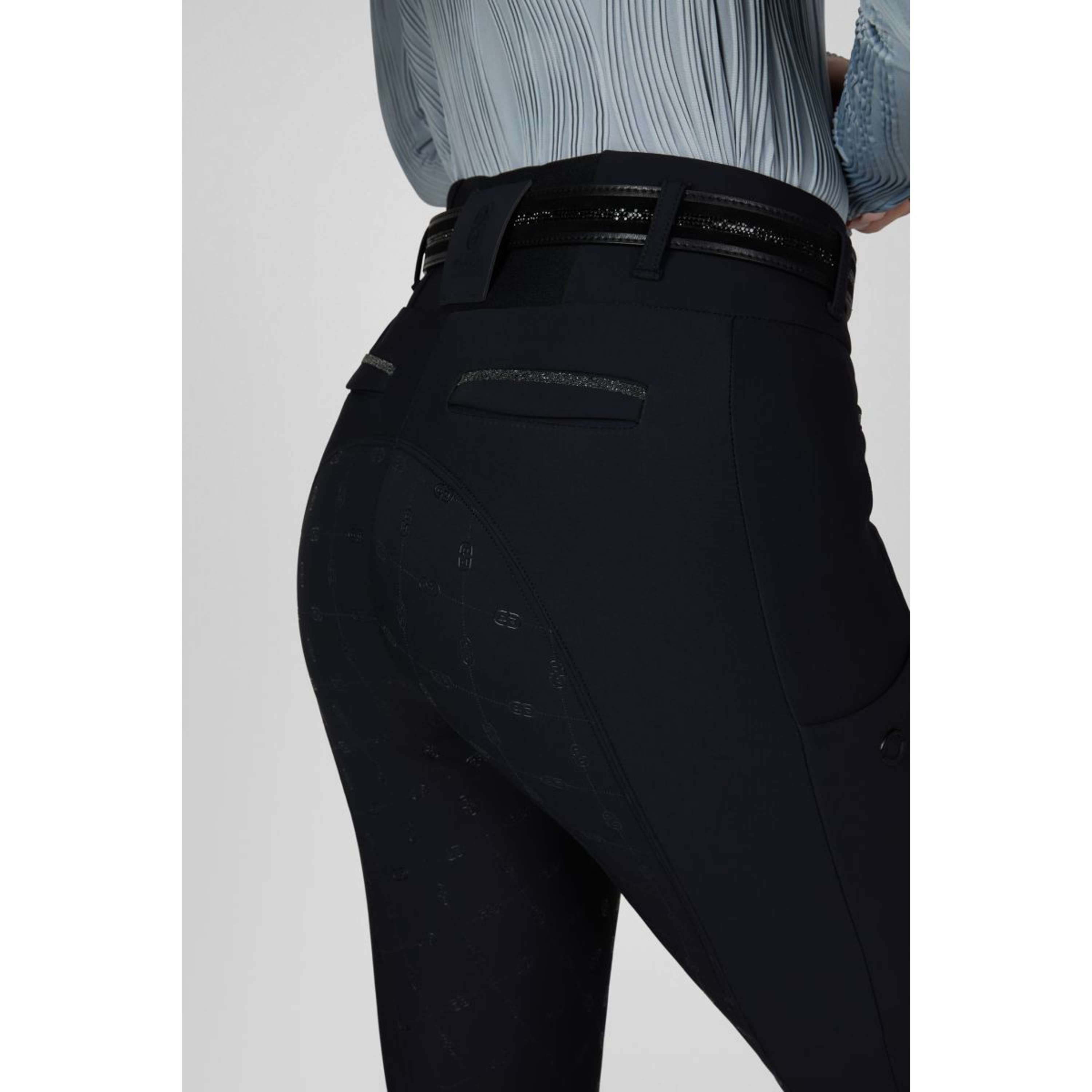 Pikeur Pantalón de Equitación Linnet GripTec SO Highwaist Full Grip Nightblue