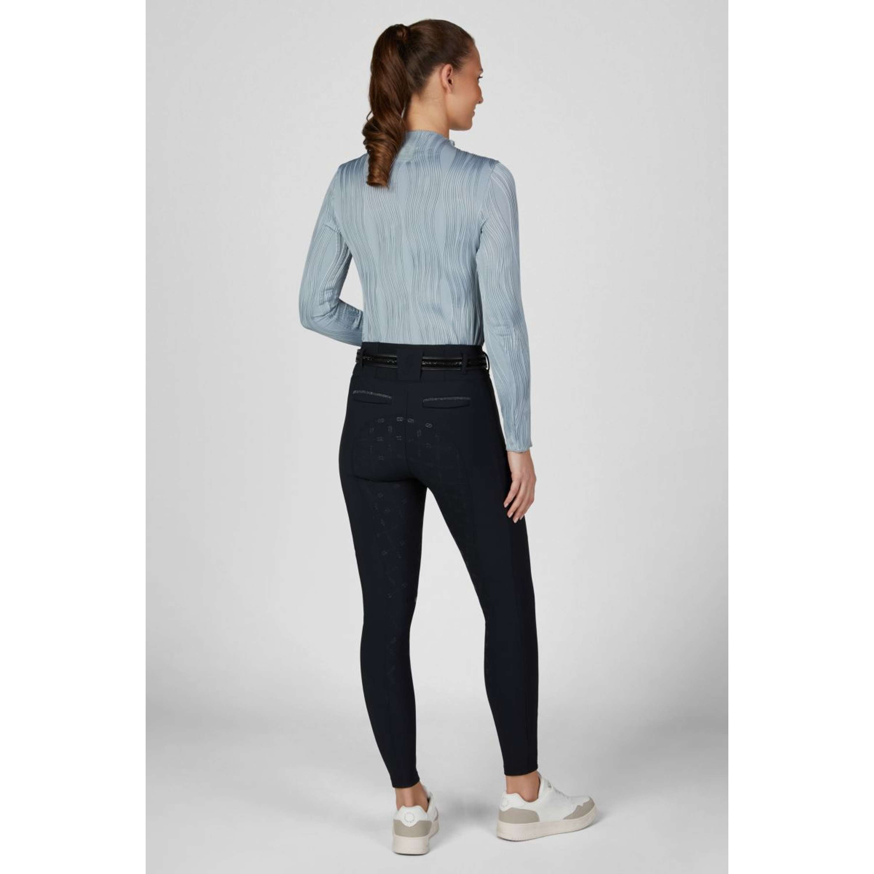 Pikeur Pantalón de Equitación Linnet GripTec SO Highwaist Full Grip Nightblue