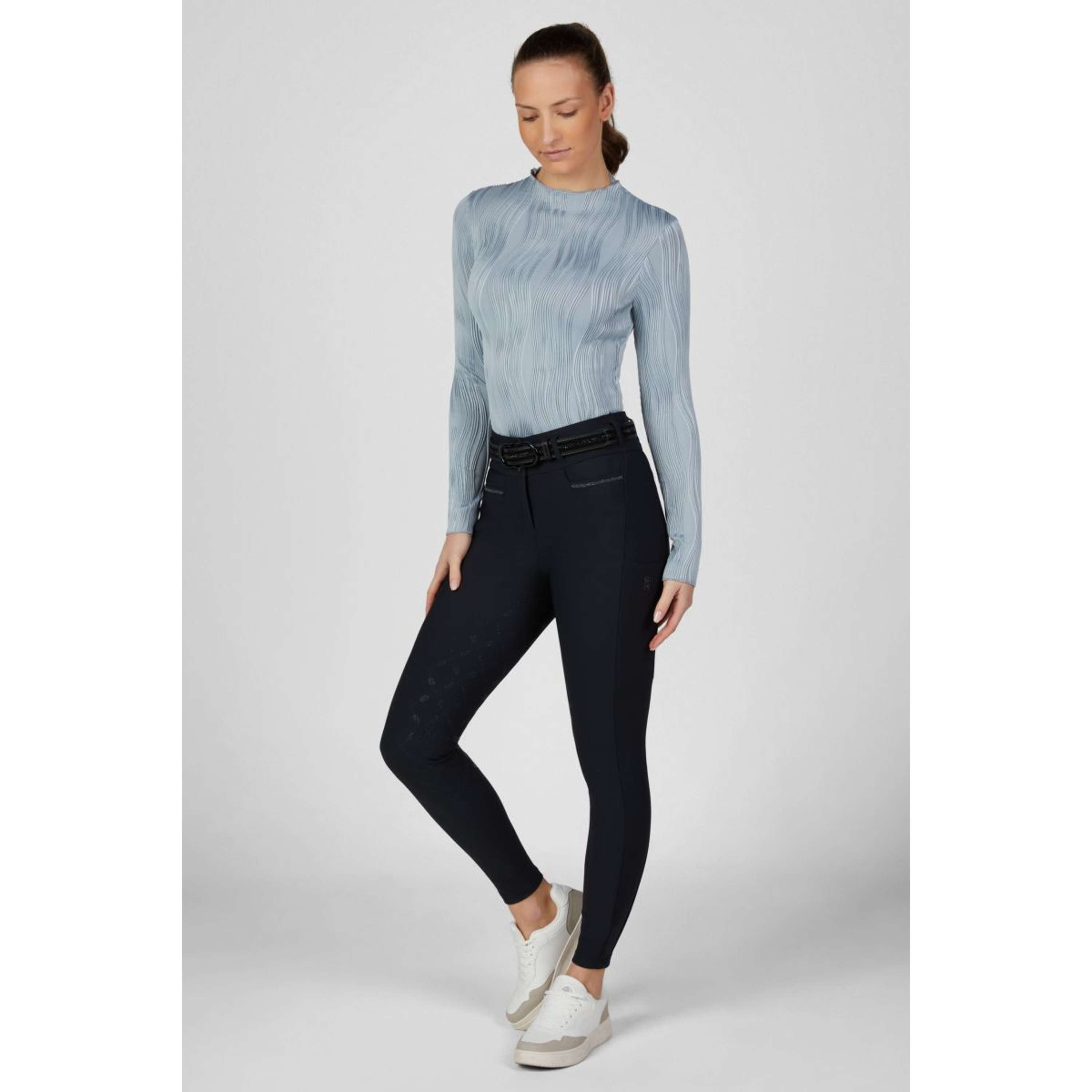 Pikeur Pantalón de Equitación Linnet GripTec SO Highwaist Full Grip Nightblue