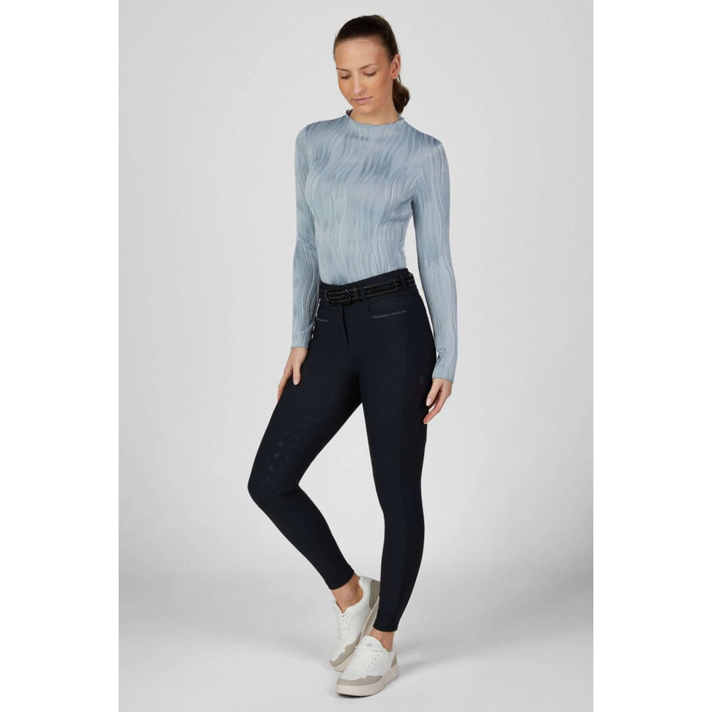 Pikeur Pantalón de Equitación Linnet GripTec SO Highwaist Full Grip Nightblue