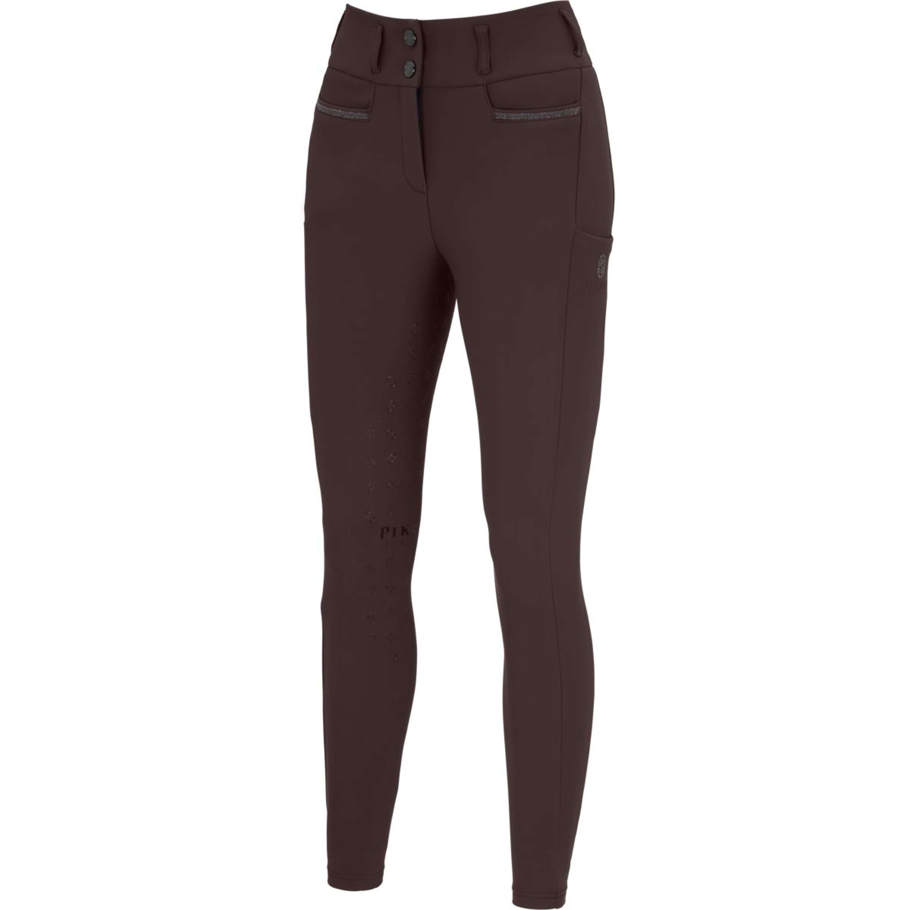 Pikeur Pantalón de Equitación Linnet GripTec SO Highwaist Full Grip Marron chocolate