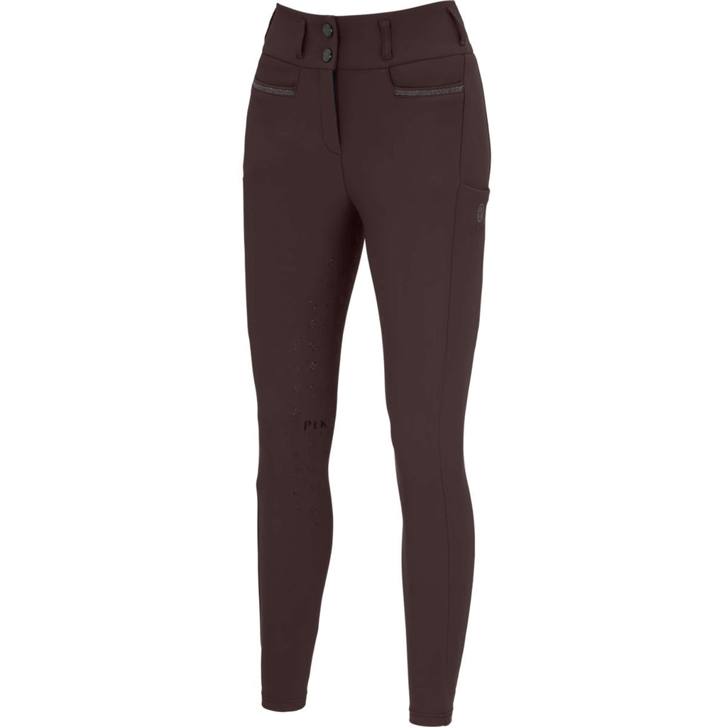 Pikeur Pantalón de Equitación Linnet GripTec SO Highwaist Full Grip Marron chocolate