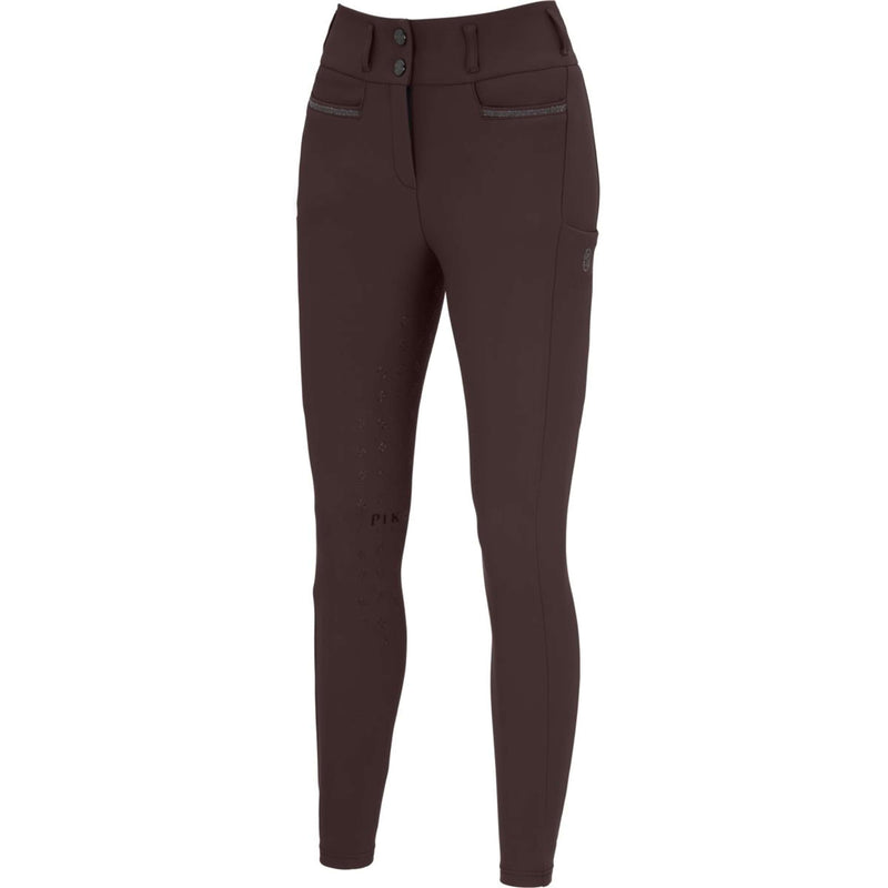 Pikeur Pantalón de Equitación Linnet GripTec SO Highwaist Full Grip Marron chocolate