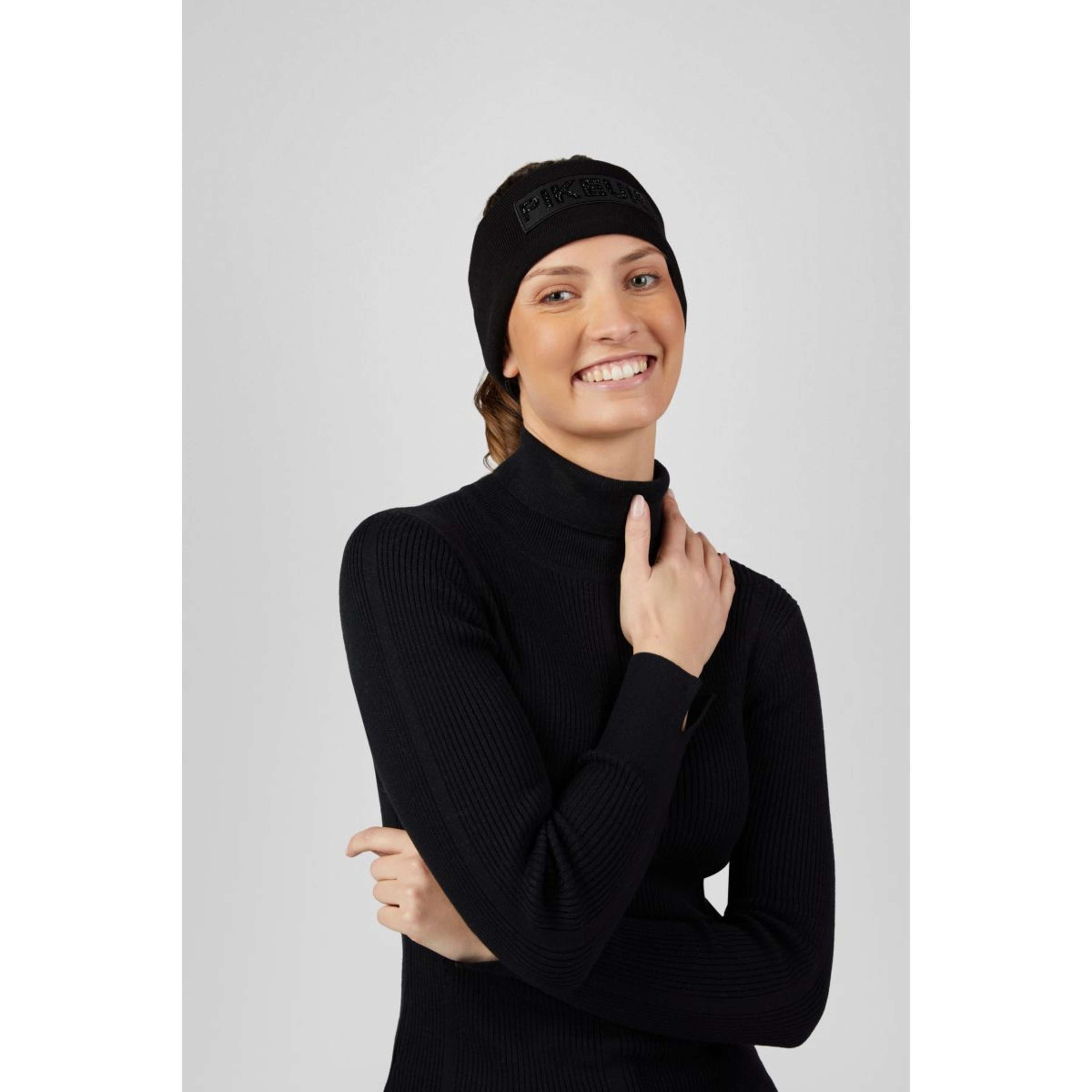 Pikeur Cinta para la cabeza Cotton Athleisure AW26 Negro