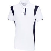 Pikeur Camiseta de Competición Blanco/Mesh Azul Marino