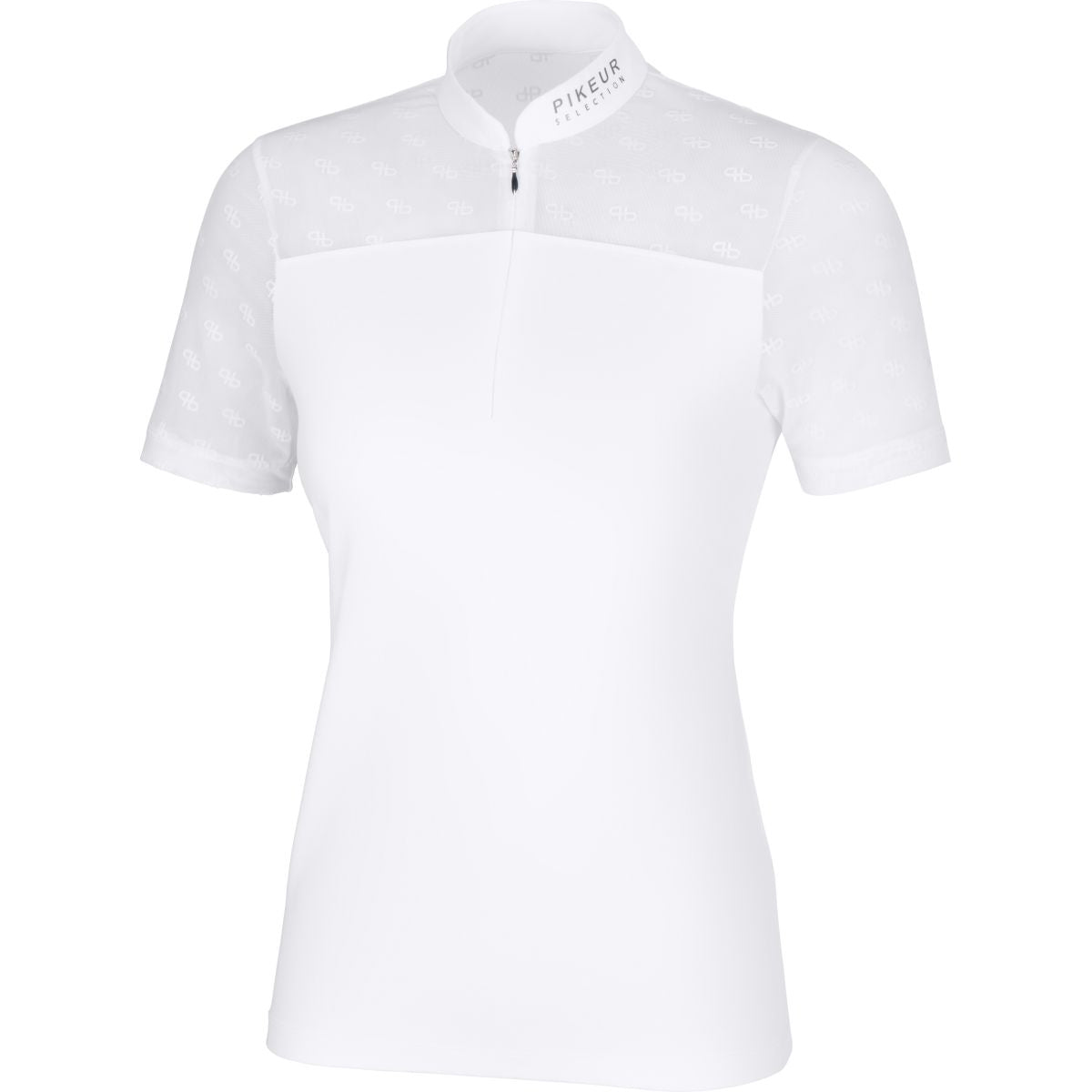Pikeur Shirt Selection con Cremallera Blanco