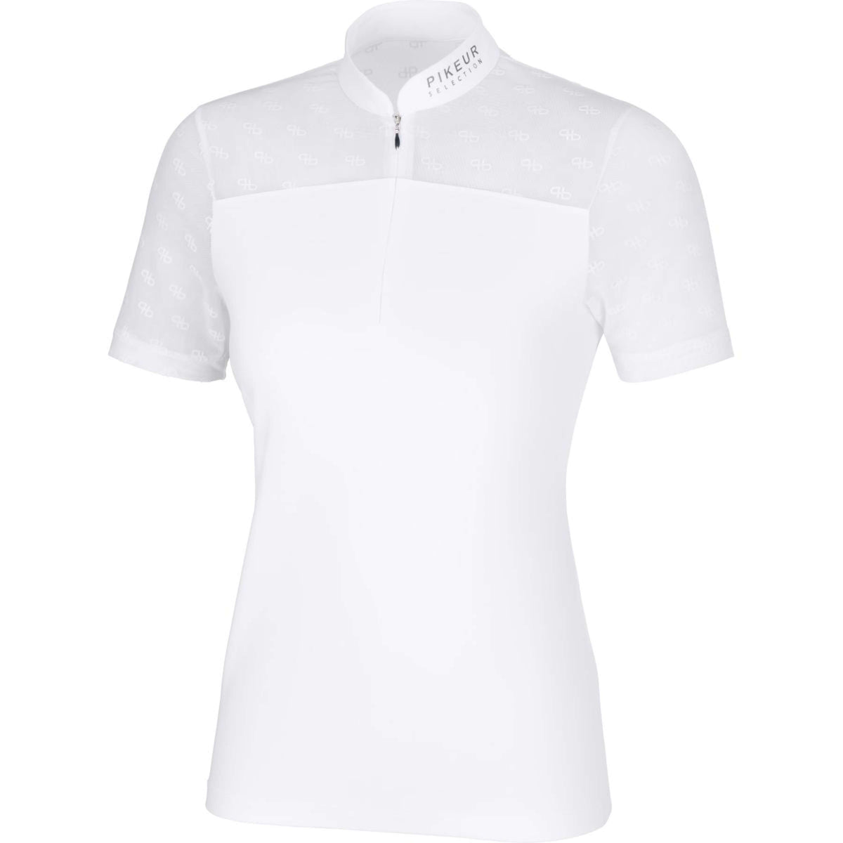 Pikeur Shirt Selection con Cremallera Blanco