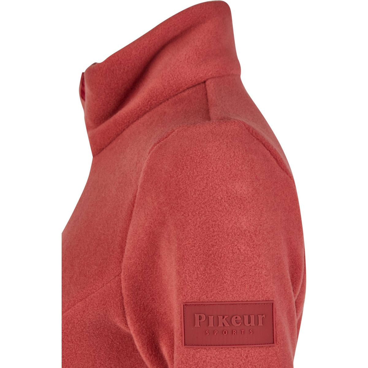 Pikeur Sudadera con capucha y cremallera Sports Fleece Rojo Rumba