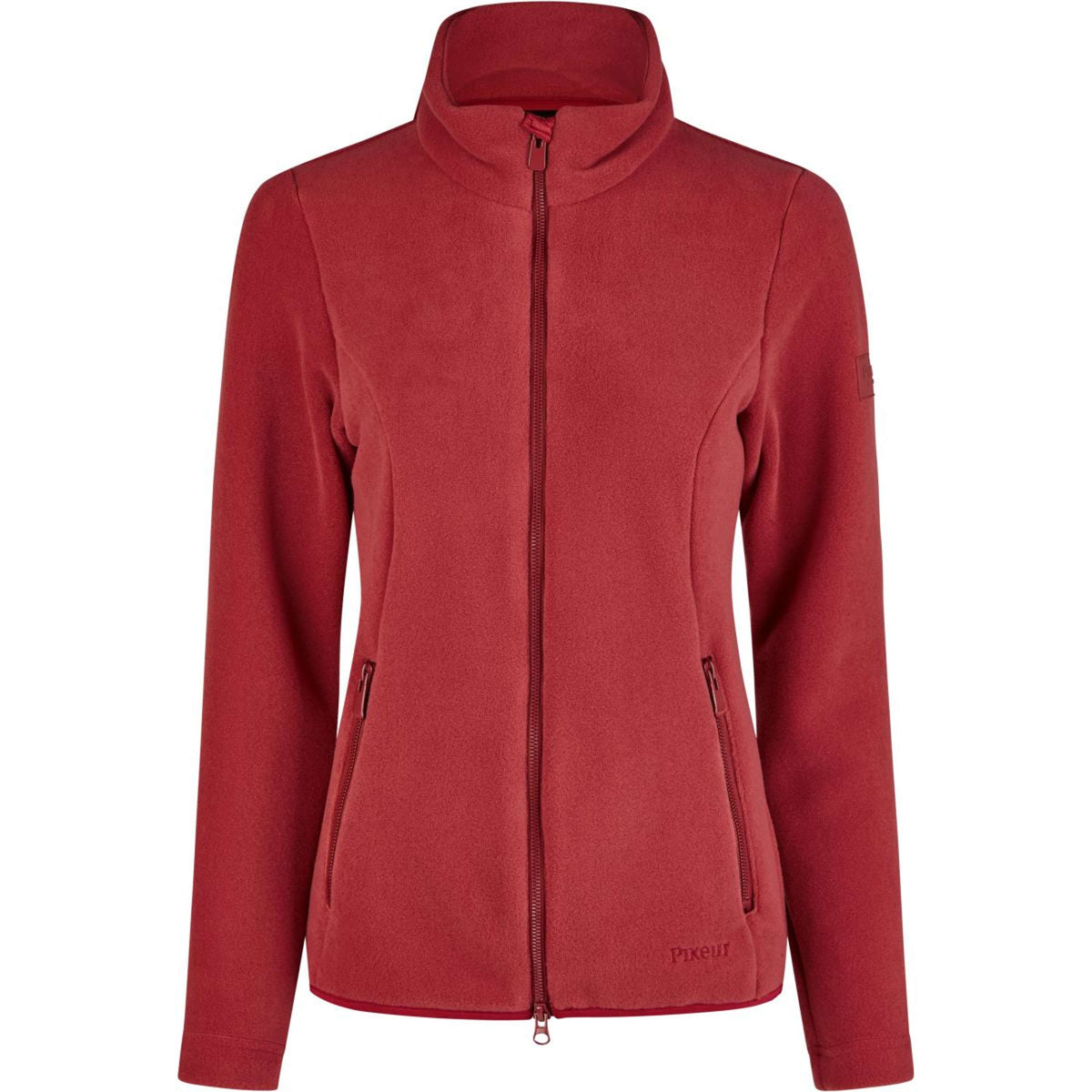 Pikeur Sudadera con capucha y cremallera Sports Fleece Rojo Rumba