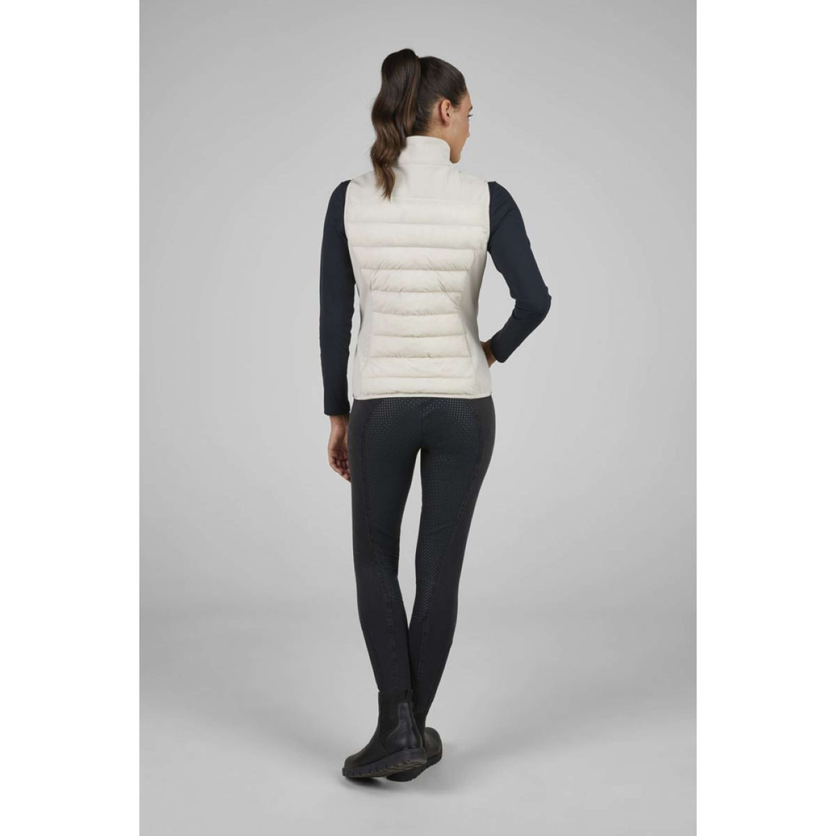 Pikeur Chaleco Hybrid AW25 Pale Grey